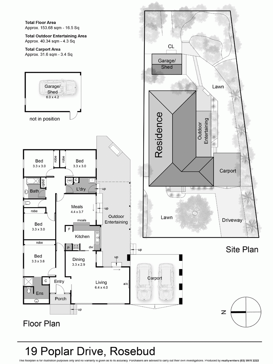 19 Poplar Drive, ROSEBUD VIC 3939 - Floorplan