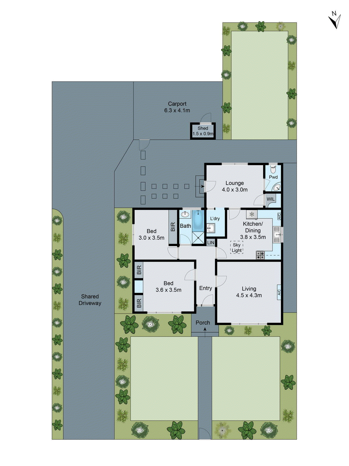 1/9 Quamby Avenue, Hamlyn Heights VIC 3215 - Floorplan