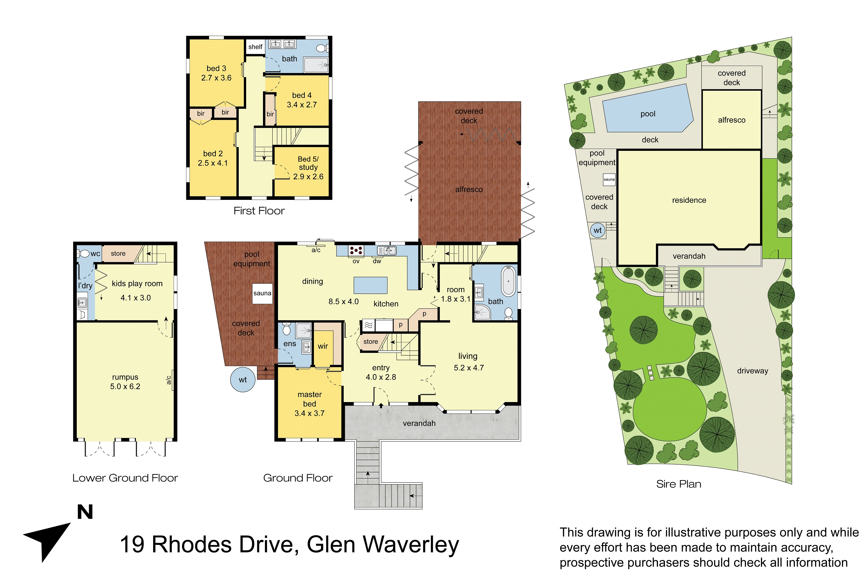 19 Rhodes Drive, Glen Waverley VIC 3150 - Floorplan