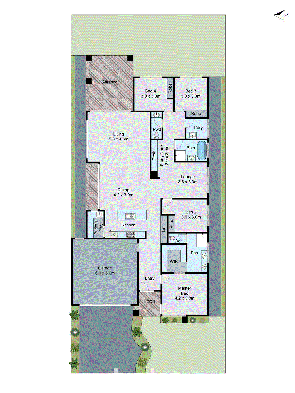 19 Rutherford Grove, Armstrong Creek VIC 3217 - Floorplan