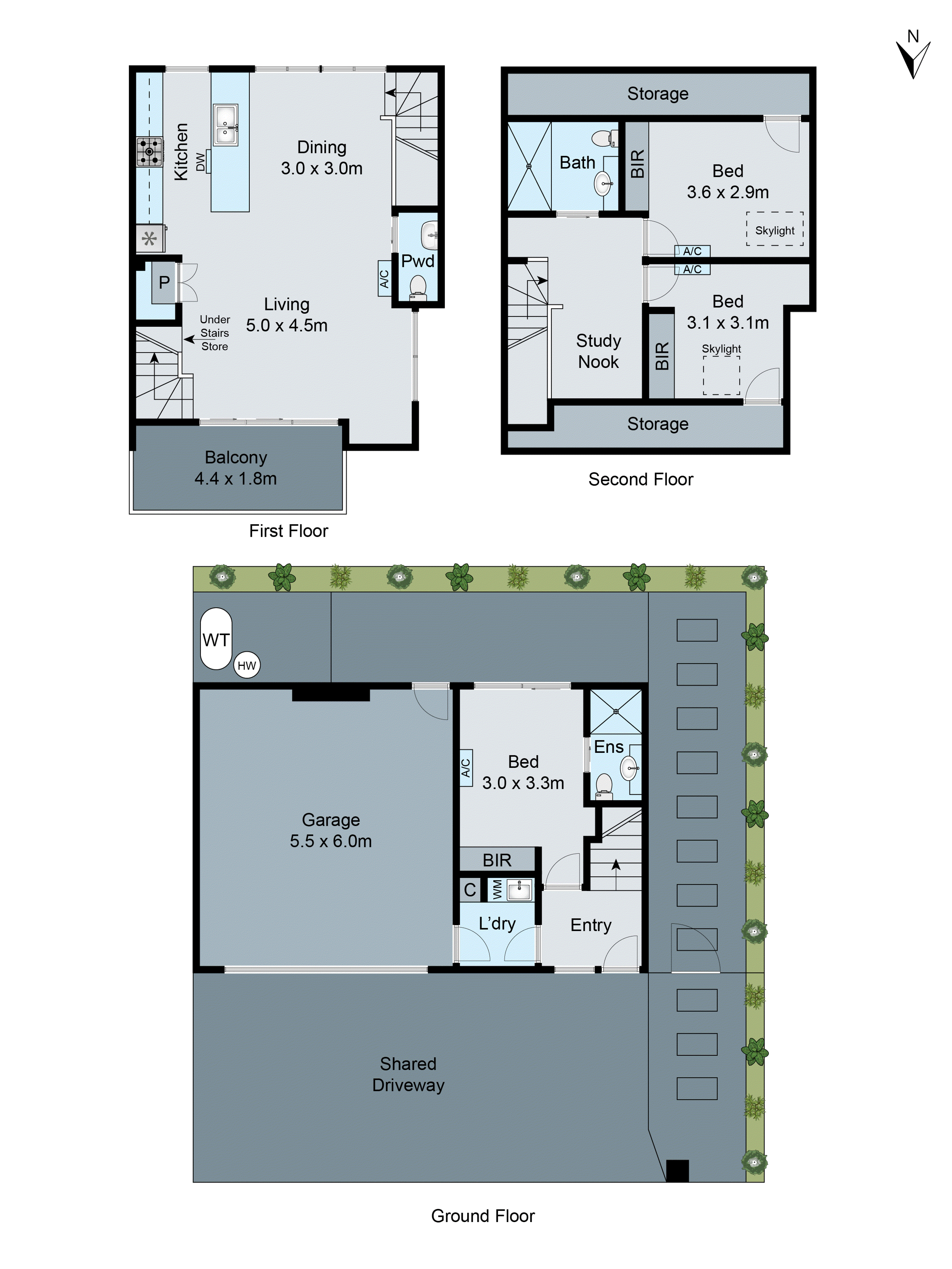 1/9 Scarlett Street, Geelong West VIC 3218 - Floorplan