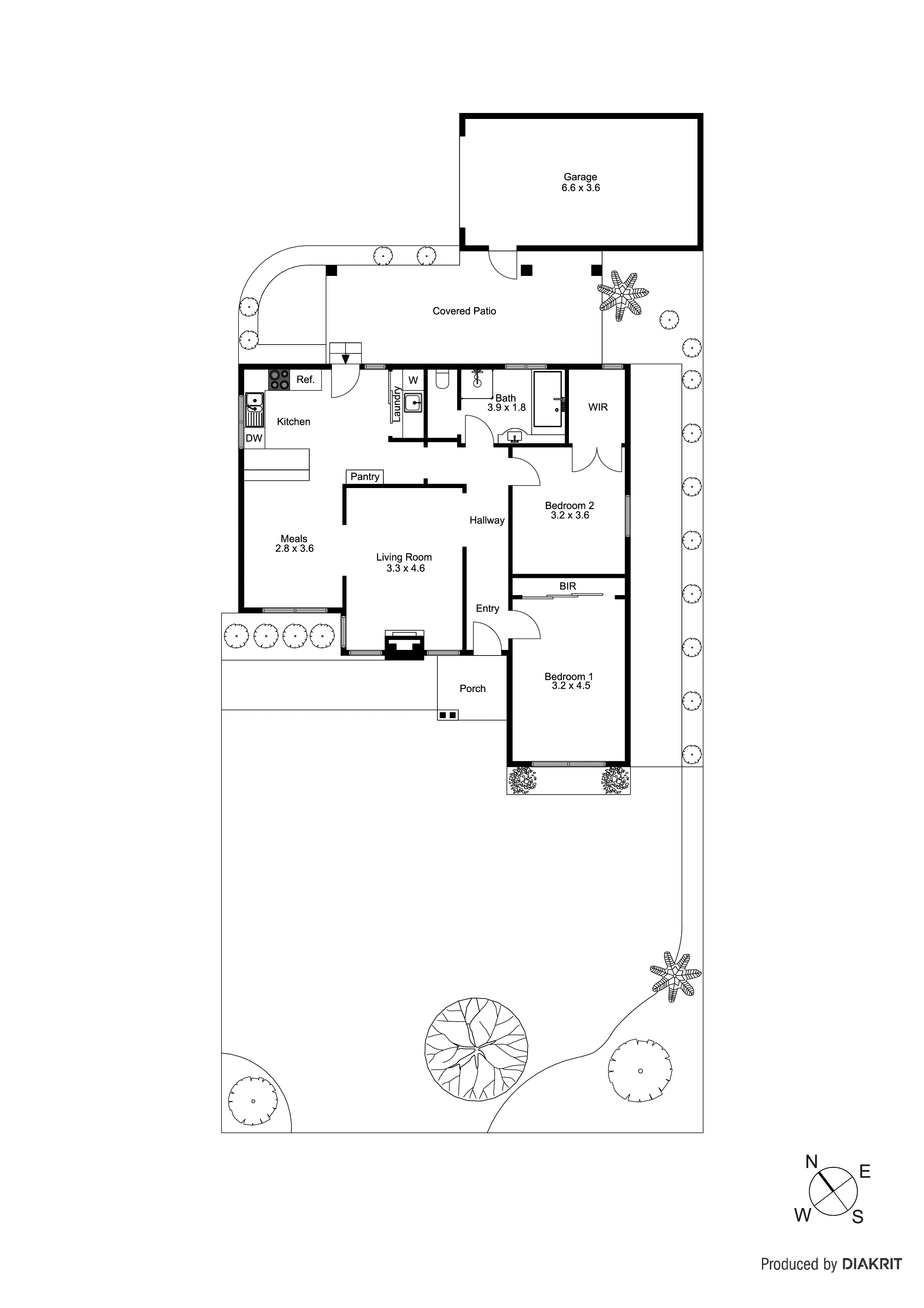 1/9 True Avenue, Carrum VIC 3197 - Floorplan