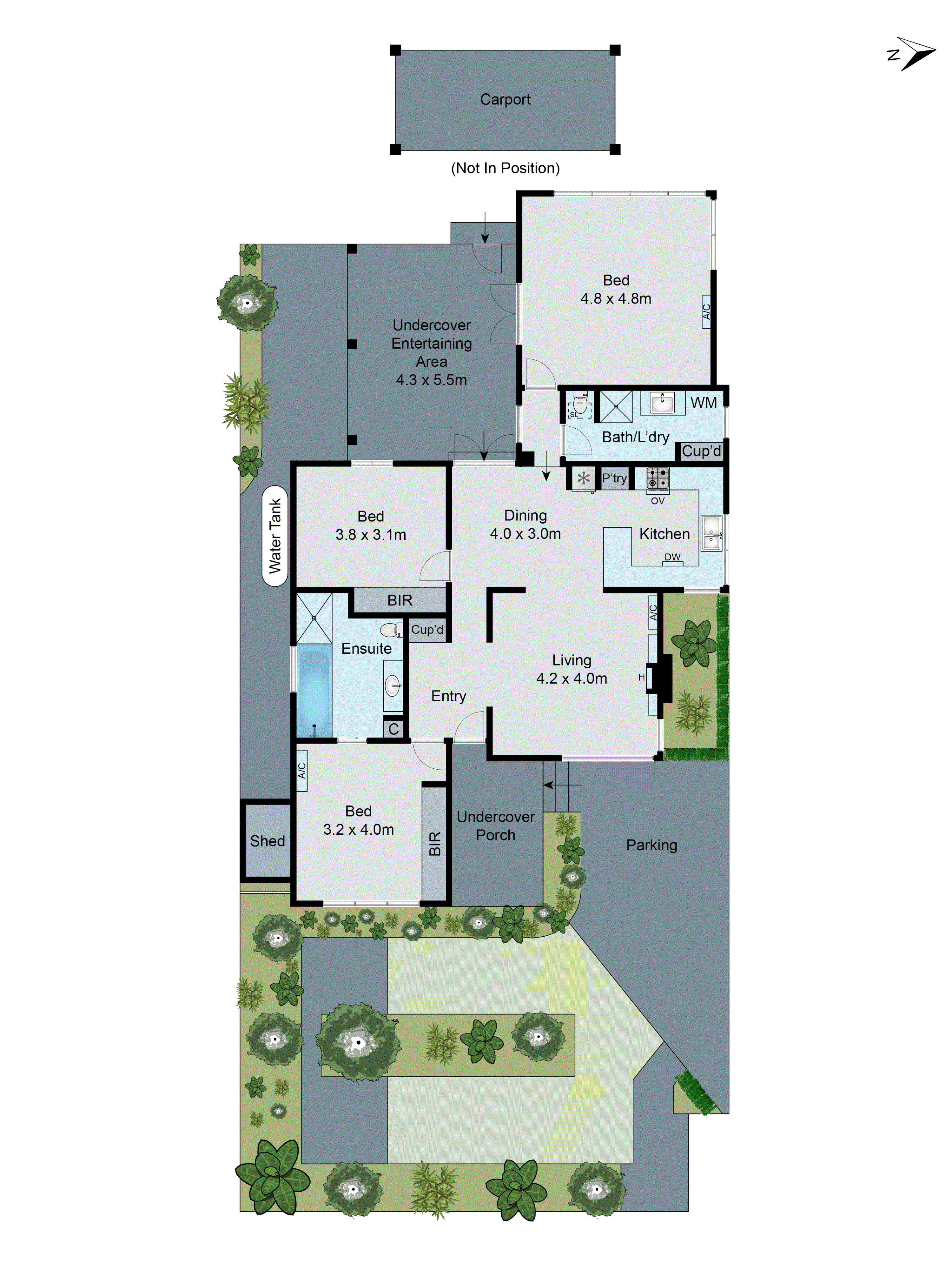 1/9 Tullius Avenue, Oakleigh East VIC 3166 - Floorplan