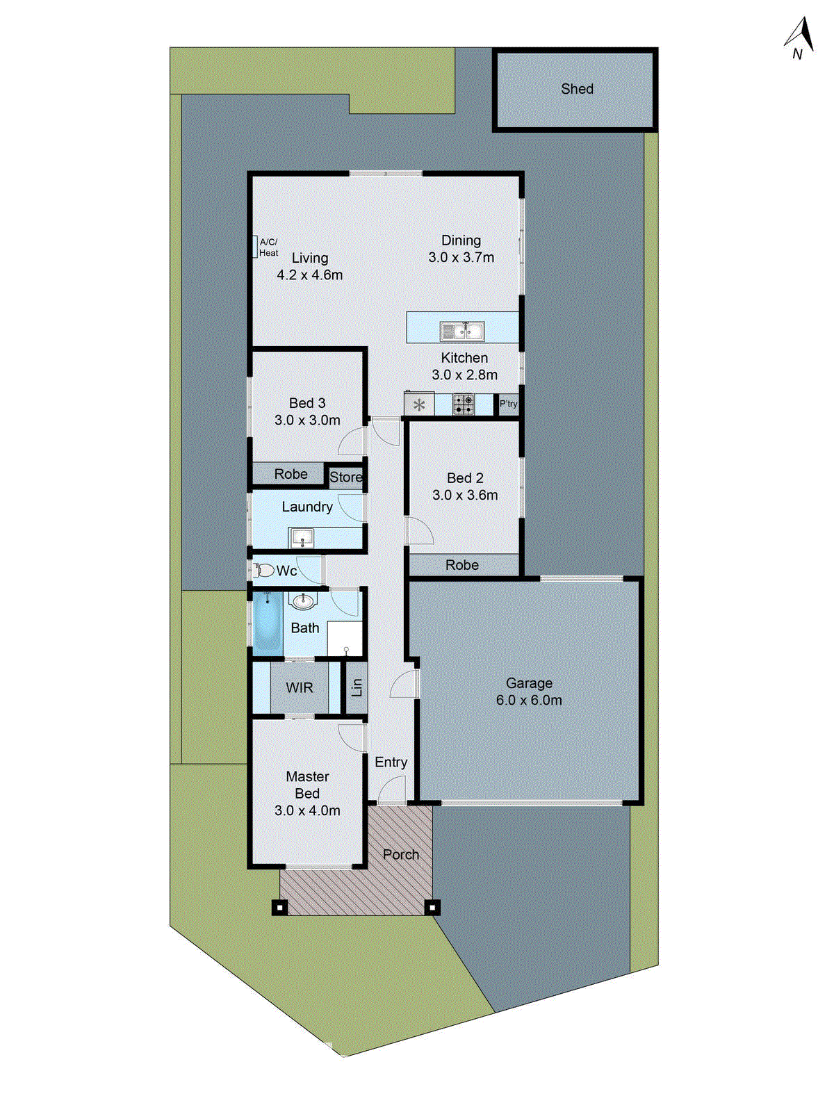 19 Viogner Place, Waurn Ponds VIC 3216 - Floorplan