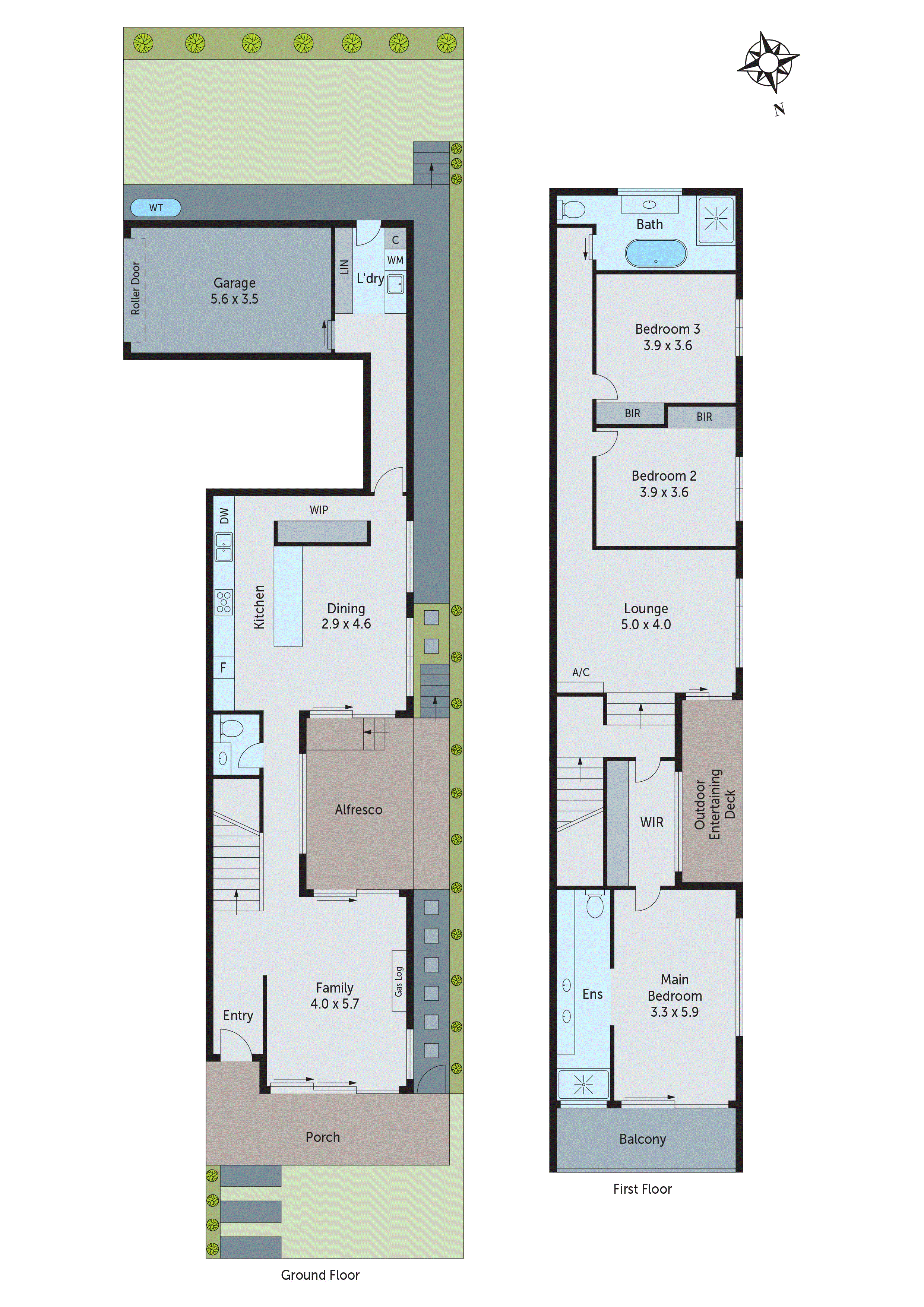 1/9 Yellow Gum Place, Torquay VIC 3228 - Floorplan