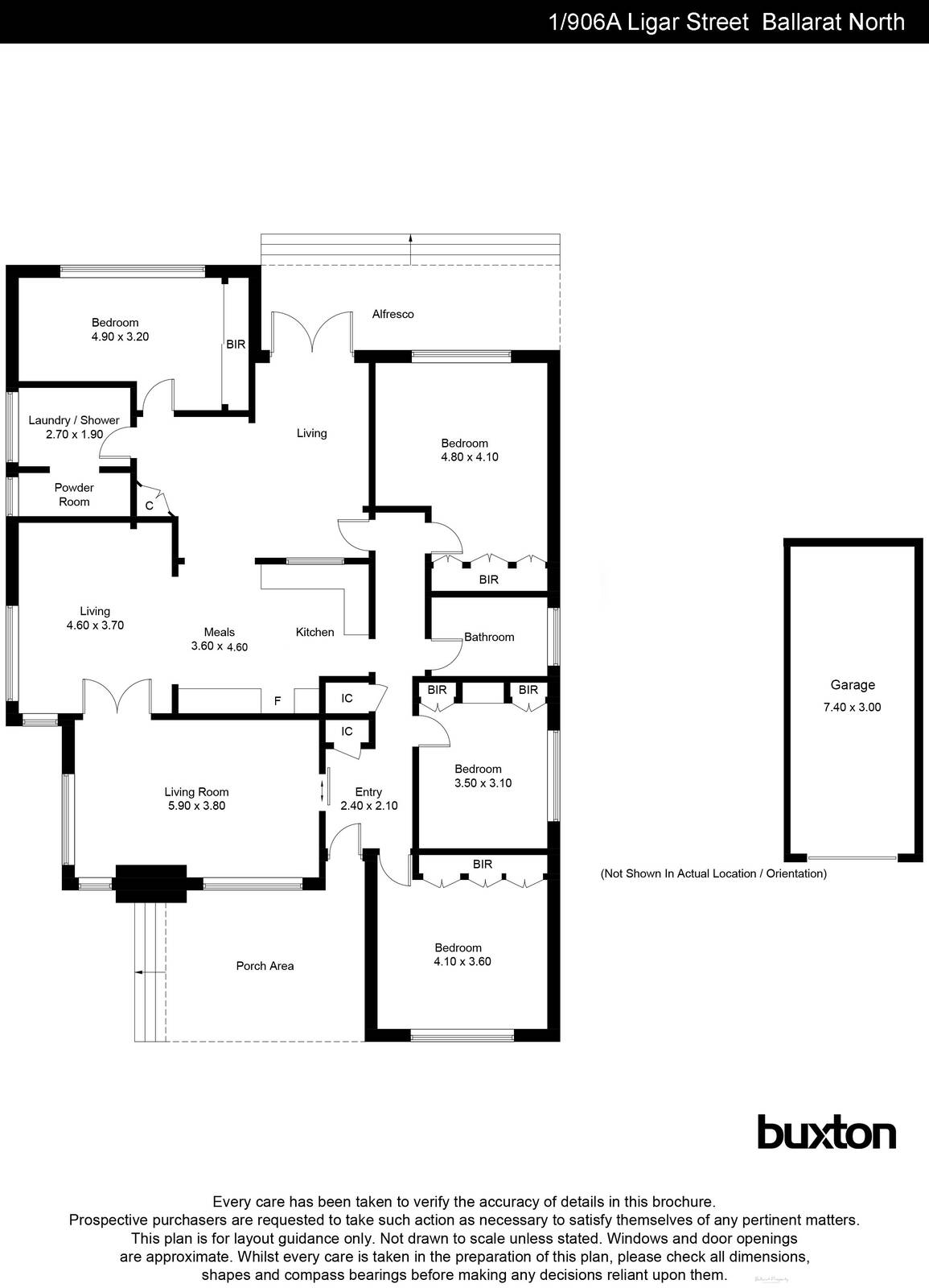 1/906A Ligar Street, Soldiers Hill VIC 3350 - Floorplan