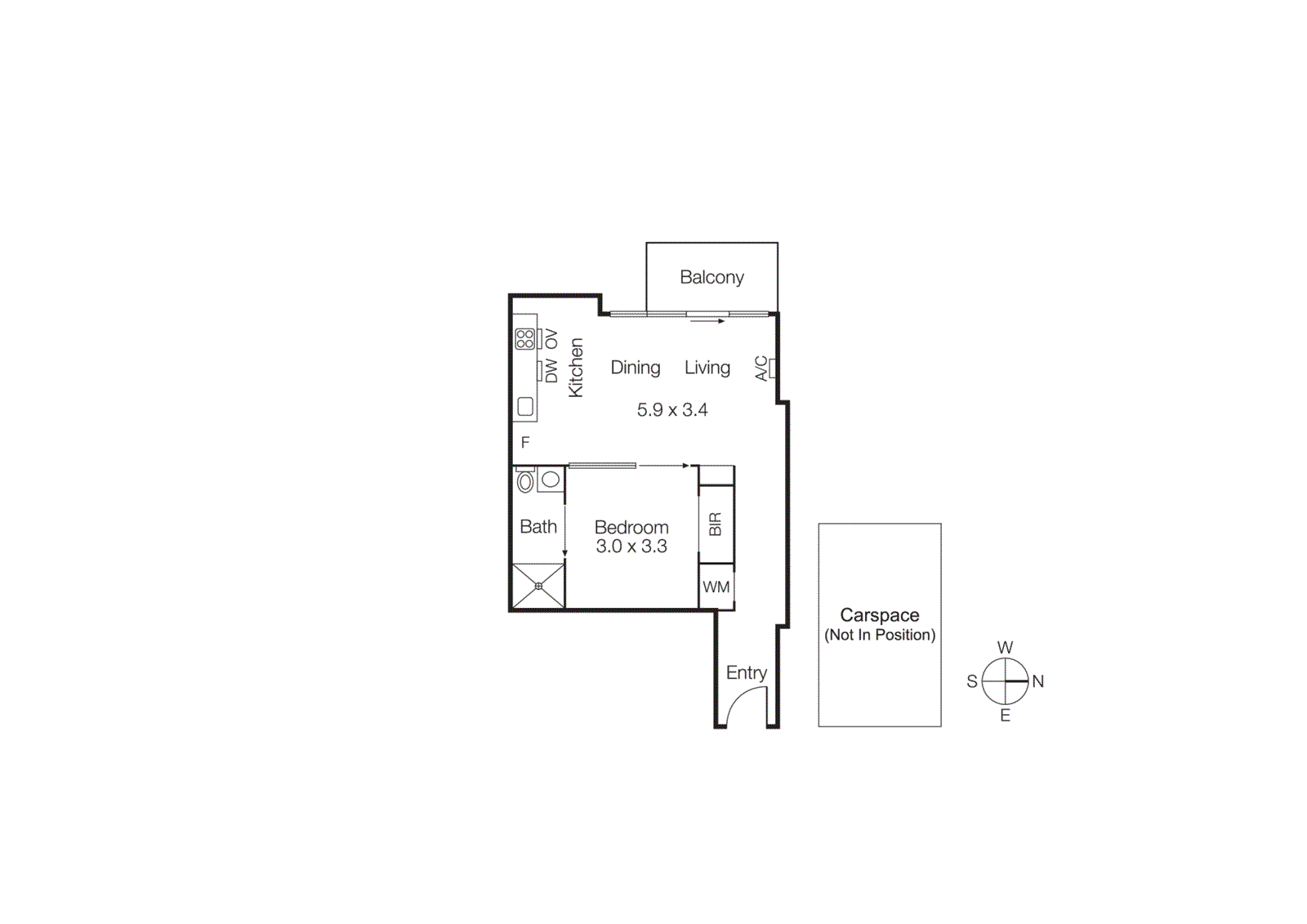 1908/229 Toorak Road, South Yarra VIC 3141 - Floorplan