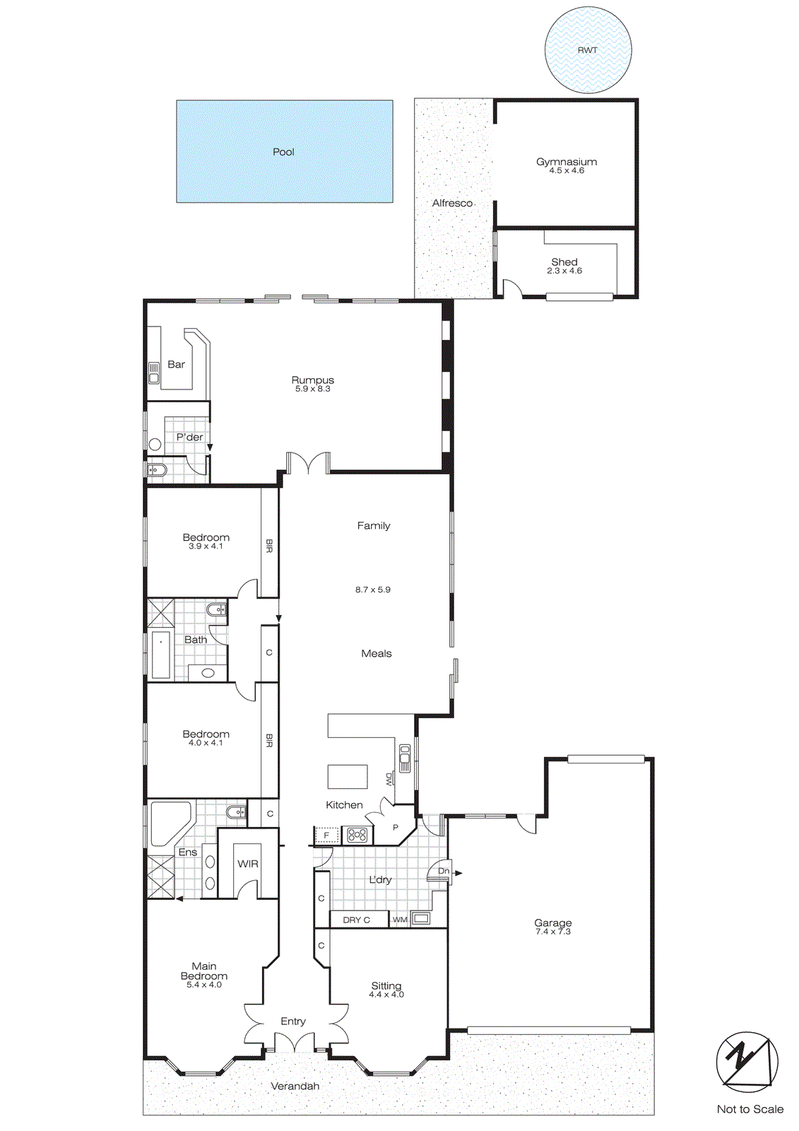 1909 Sturt Street, Alfredton VIC 3350 - Floorplan