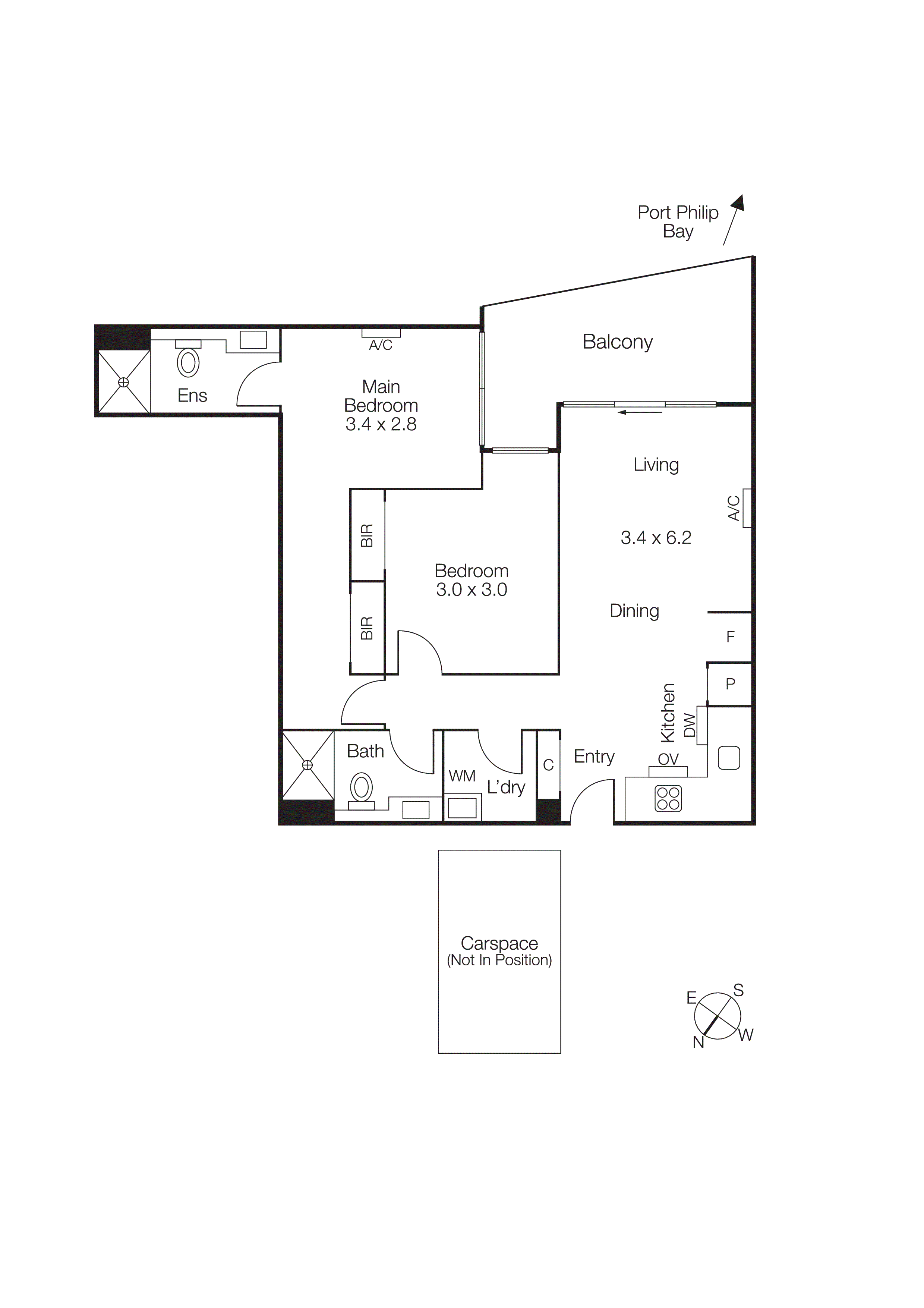 1909/259 Normanby Road, South Melbourne VIC 3205 - Floorplan