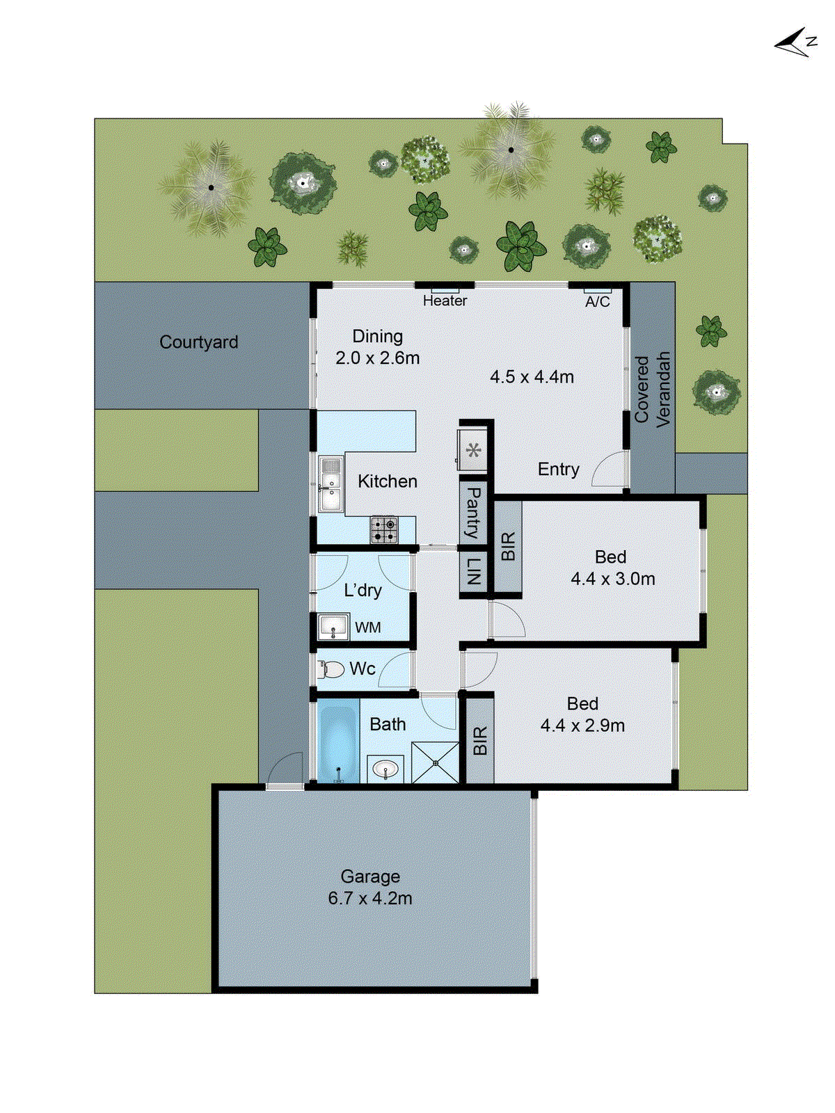 1/91 Matthews Road, Lovely Banks VIC 3213 - Floorplan