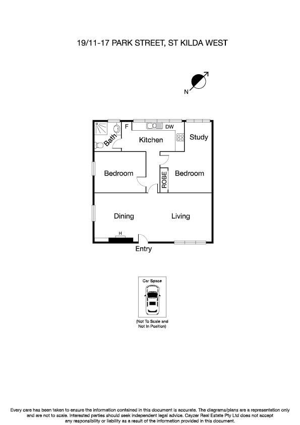 19/11-17 Park Street, ST KILDA WEST VIC 3182 - Floorplan