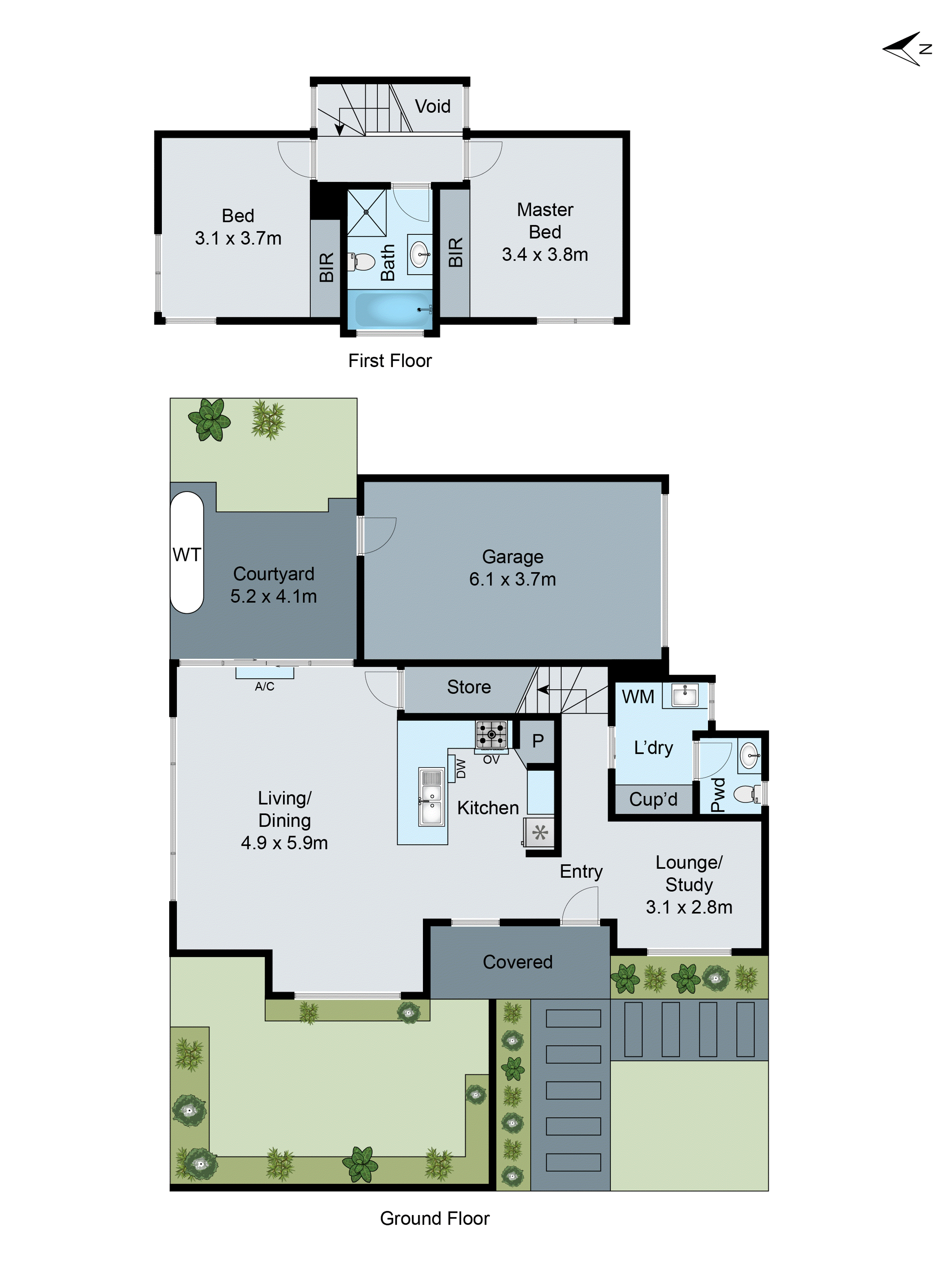 1/92 Ormond Road, Clayton VIC 3168 - Floorplan