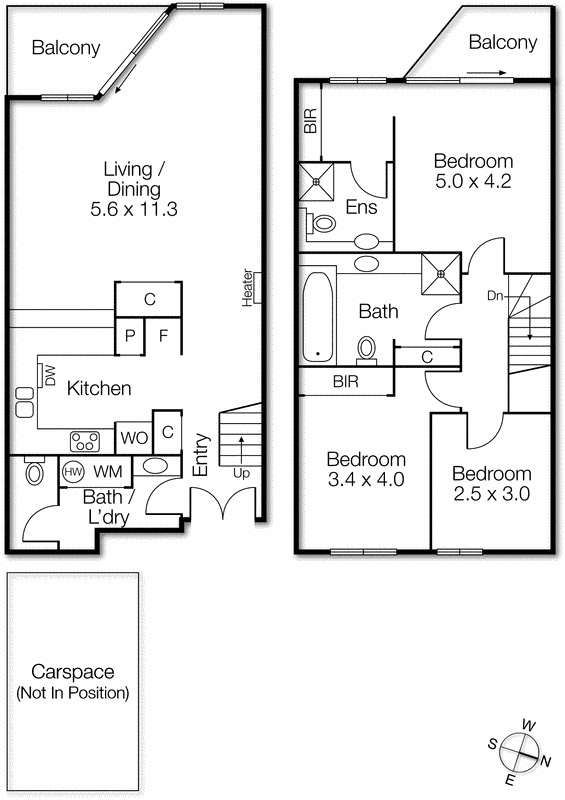 19/27 Queens Road, Melbourne VIC 3000 - Floorplan