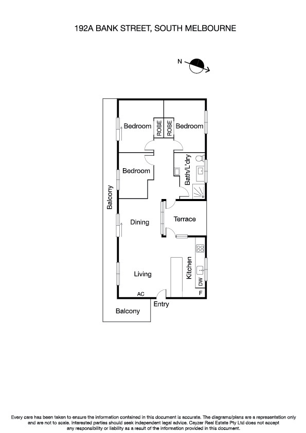 192A Bank Street, SOUTH MELBOURNE VIC 3205 - Floorplan