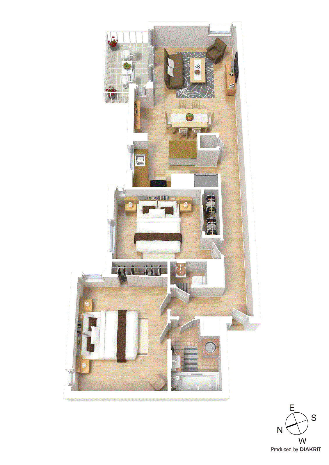 19/343 Church Street, Richmond VIC 3121 - Floorplan