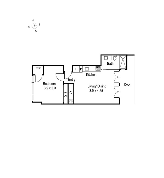 1/94-96 Station Street, SANDRINGHAM VIC 3191 - Floorplan