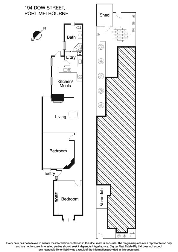 194 Dow Street, PORT MELBOURNE VIC 3207 - Floorplan