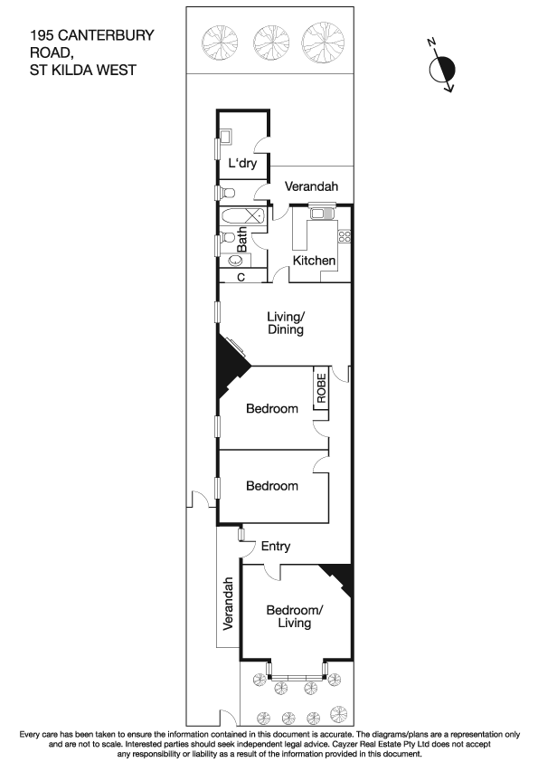 195 Canterbury Road, ST KILDA WEST VIC 3182 - Floorplan