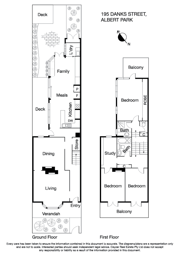 195 Danks Street, ALBERT PARK VIC 3206 - Floorplan
