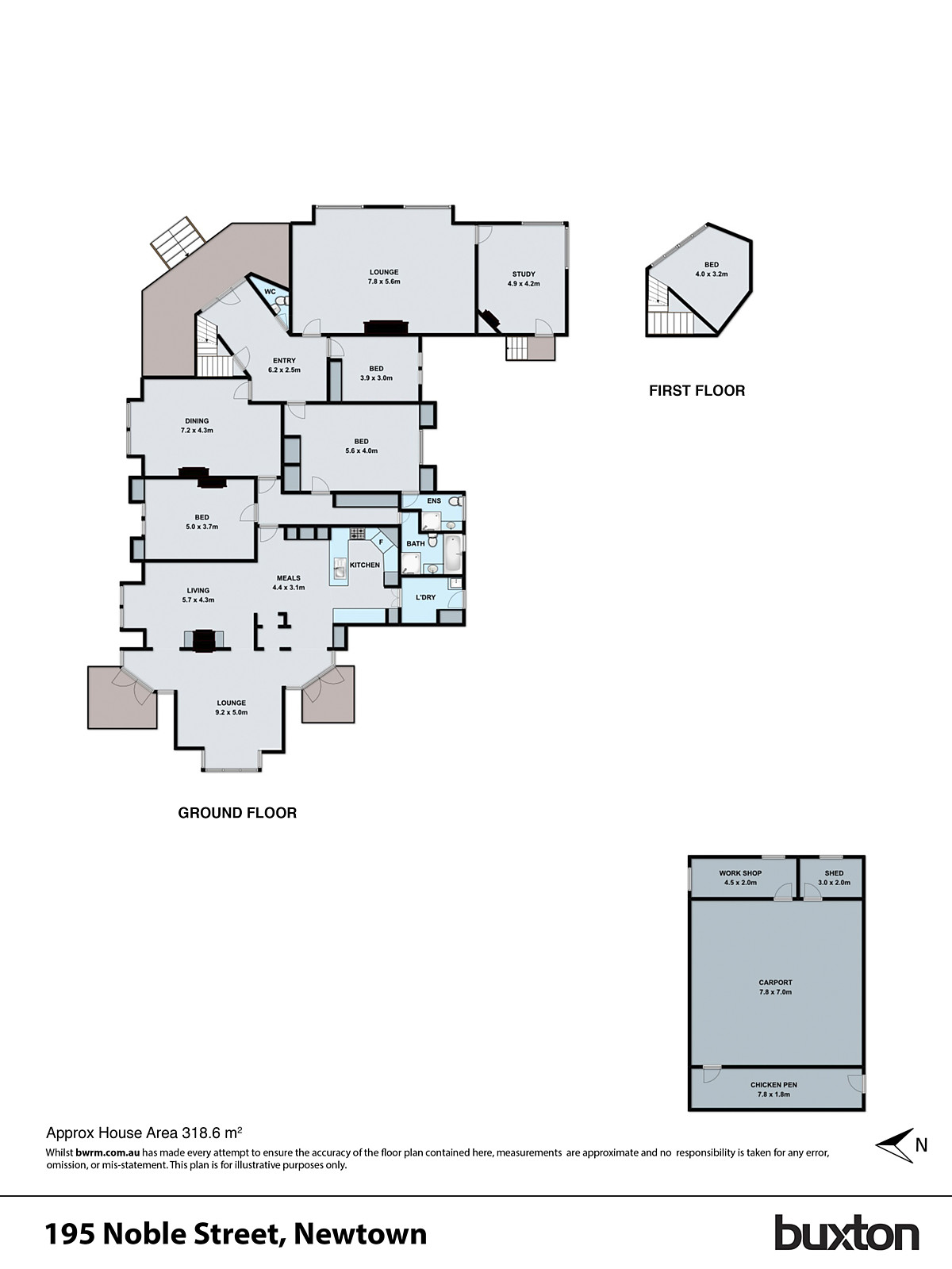 195 Noble Street, Newtown VIC 3220 - Floorplan