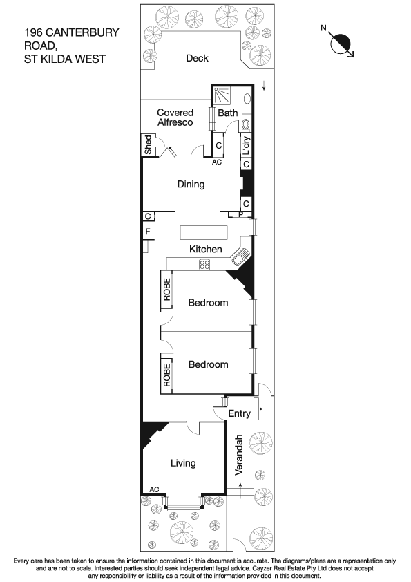 196 Canterbury Road, ST KILDA WEST VIC 3182 - Floorplan