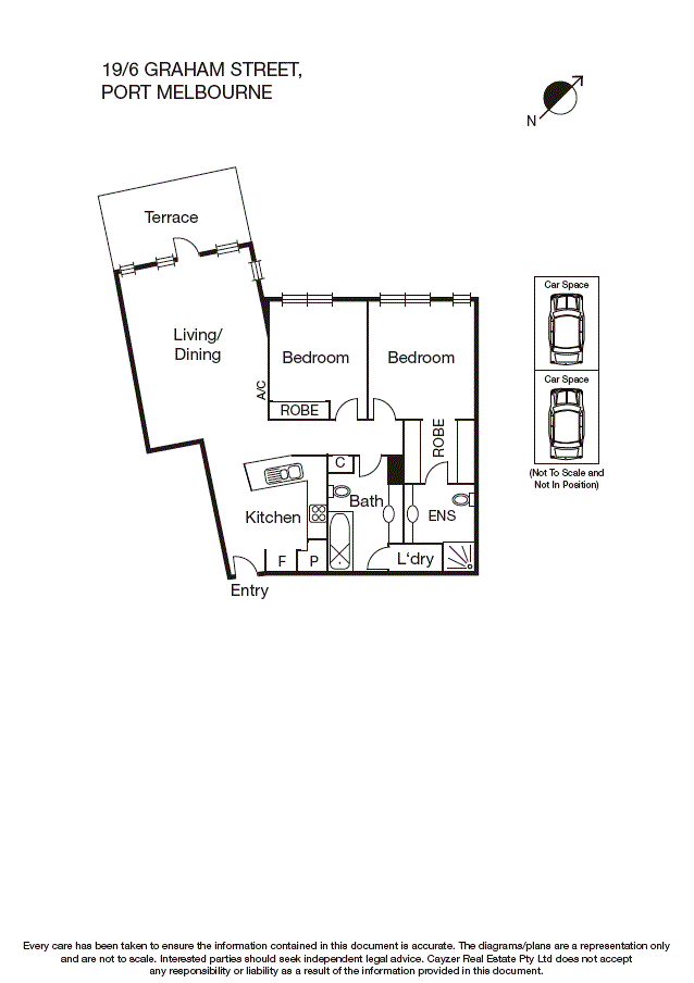 19/6 Graham Street, PORT MELBOURNE VIC 3207 - Floorplan