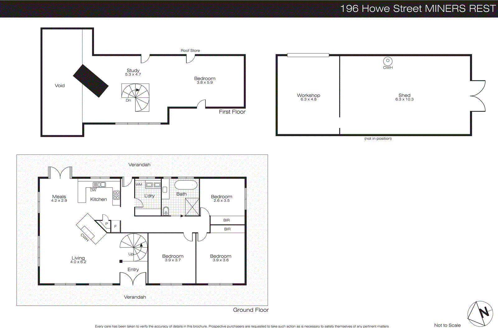 196 Howe Street, Miners Rest VIC 3352 - Floorplan
