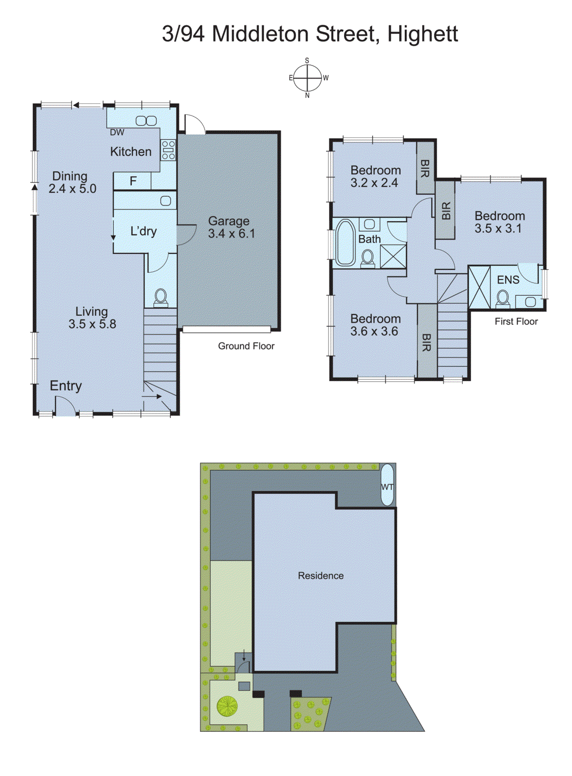 1/96 Middleton Street, Highett VIC 3190 - Floorplan
