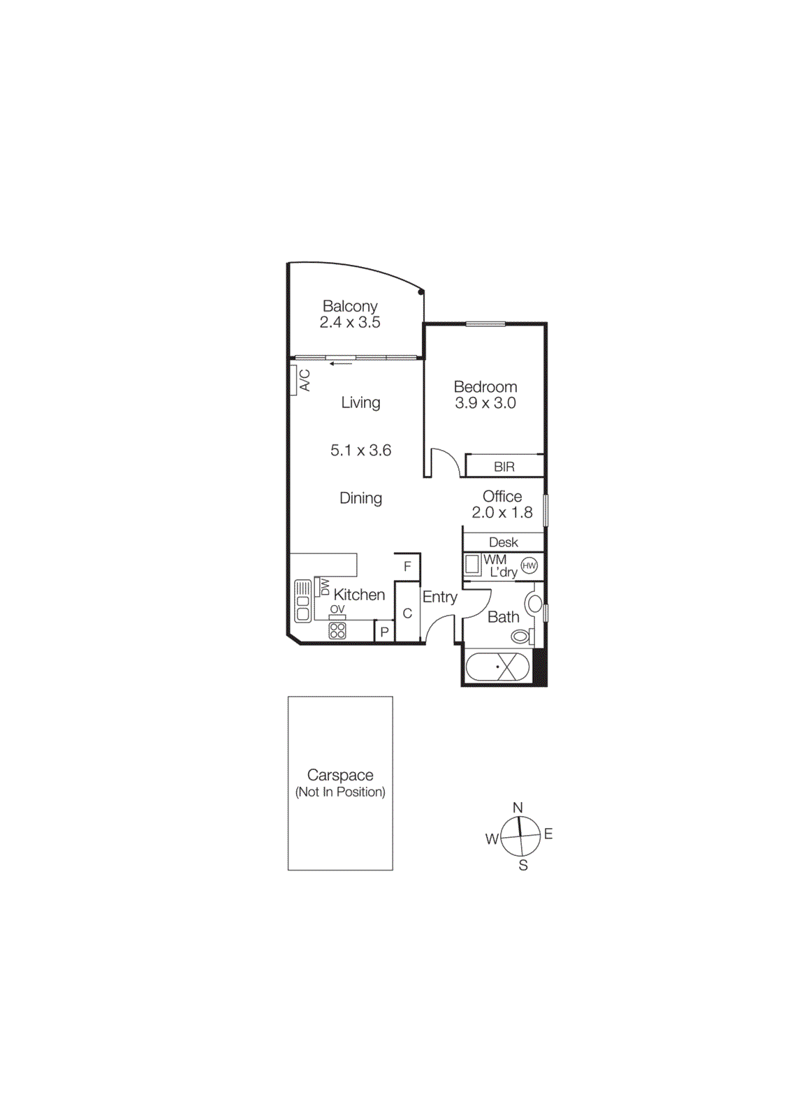 19/62 Wellington Street, St Kilda VIC 3182 - Floorplan