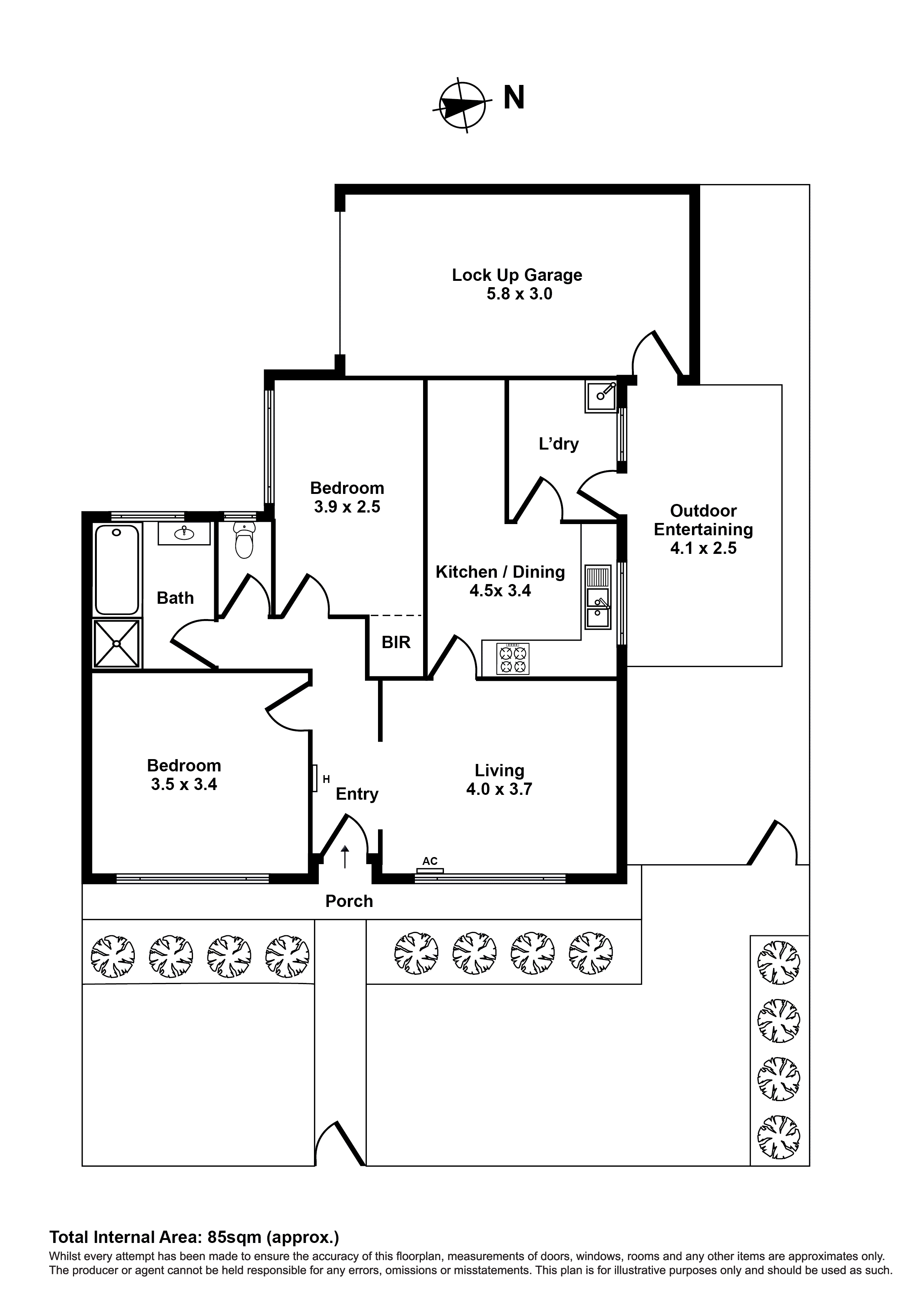 1/96A Saltley Street, South Kingsville VIC 3015 - Floorplan