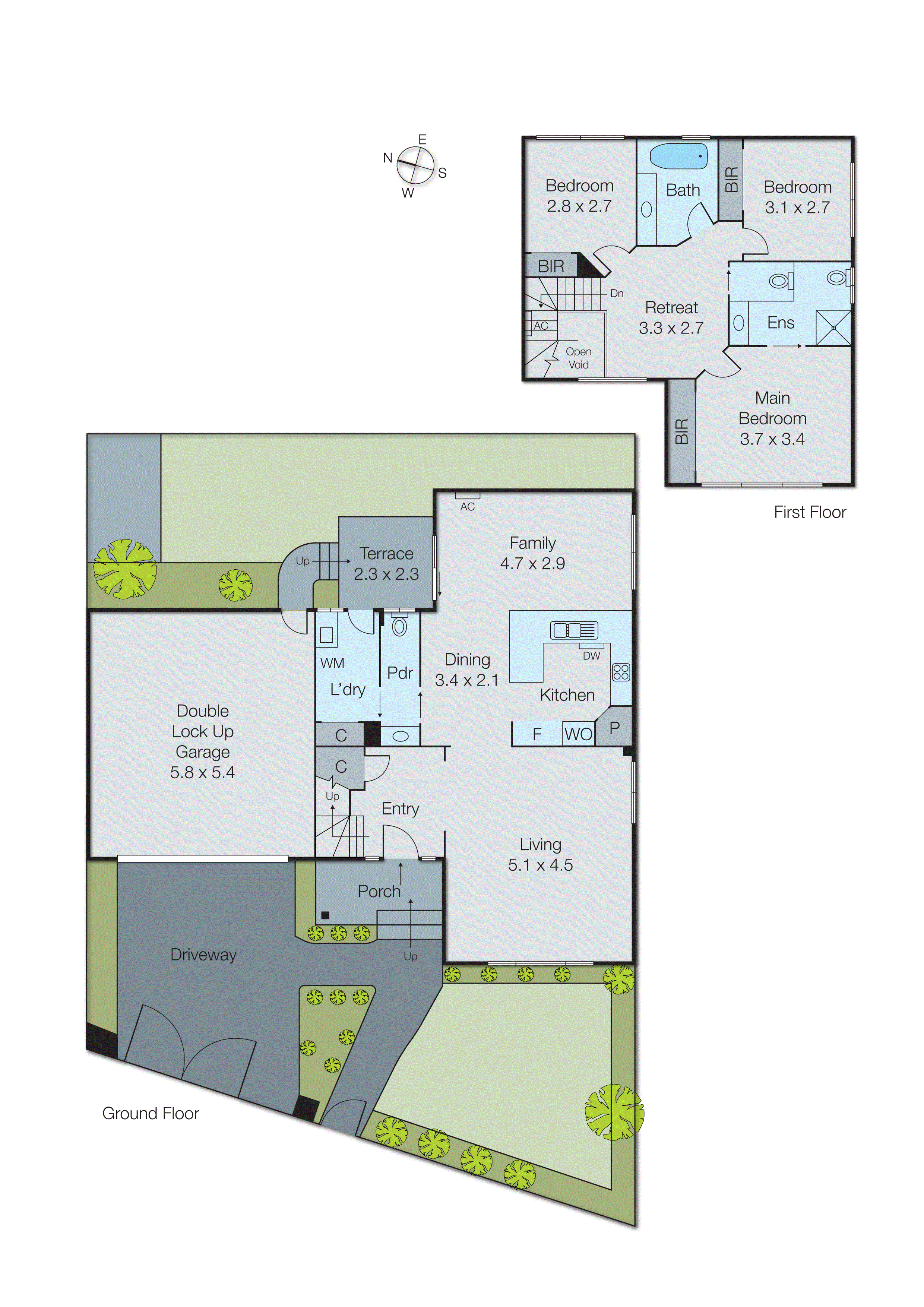 1/98-100 Chute Street, Mordialloc VIC 3195 - Floorplan