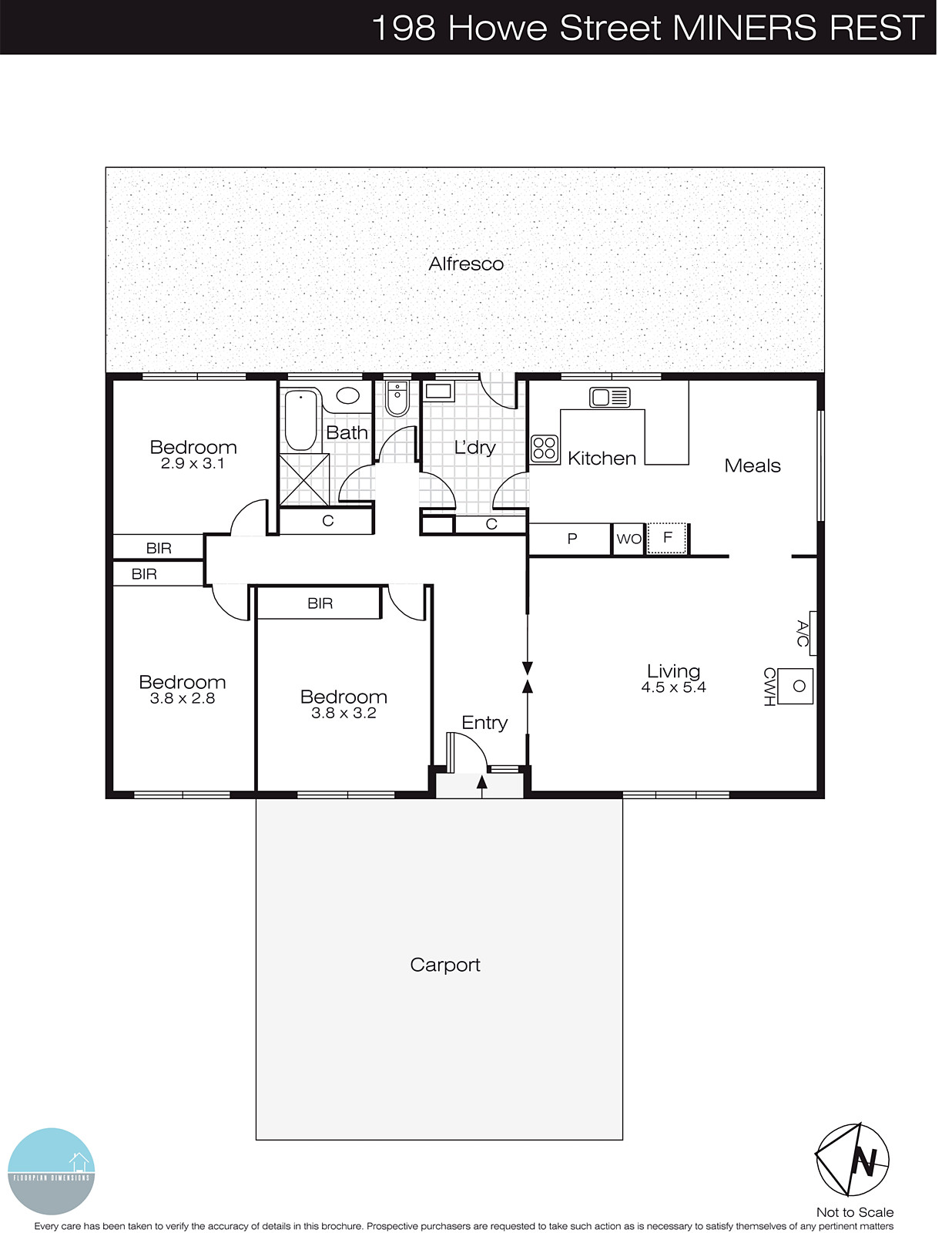 198 Howe Street, Miners Rest VIC 3352 - Floorplan