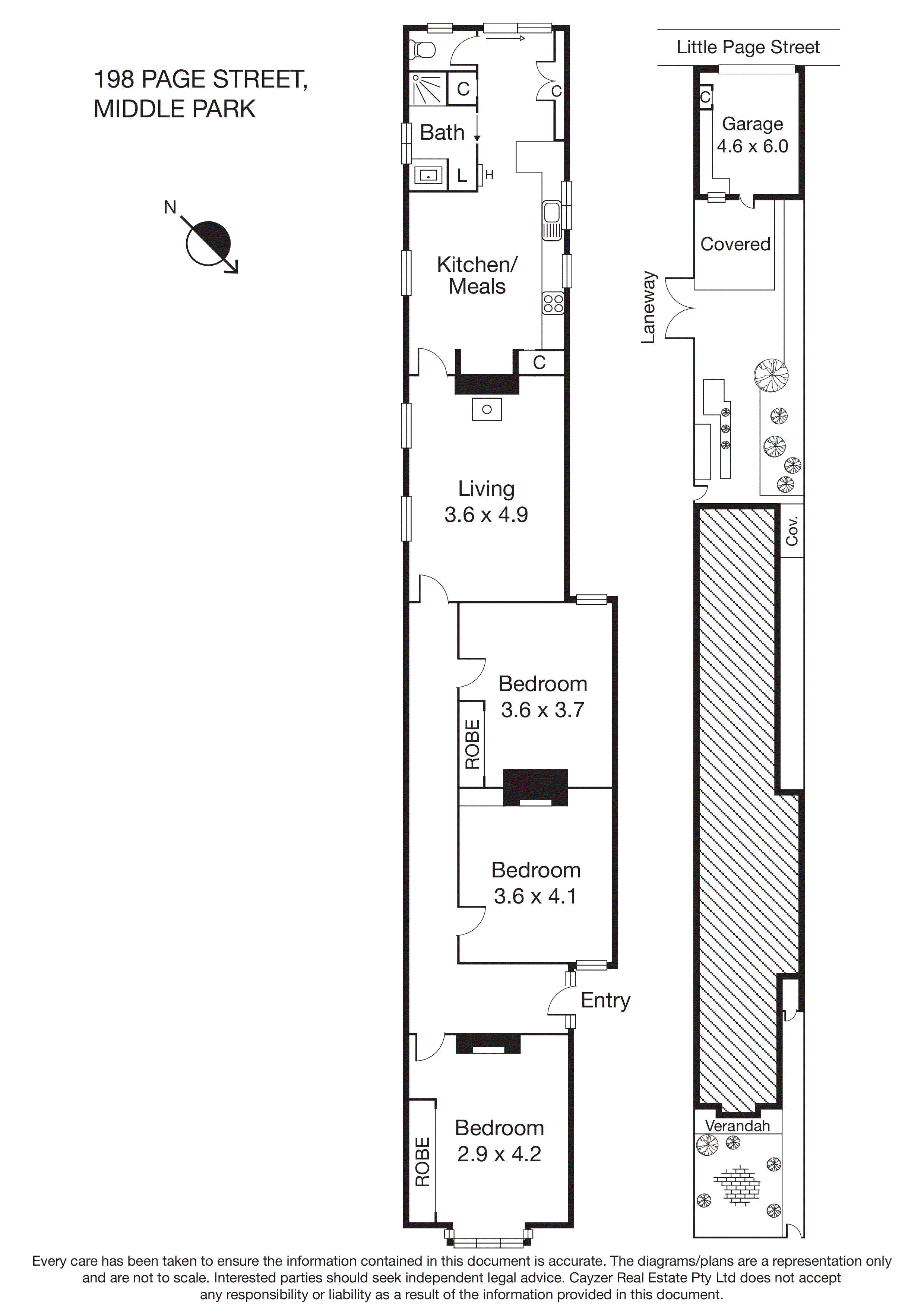 198 Page Street, MIDDLE PARK VIC 3206 - Floorplan