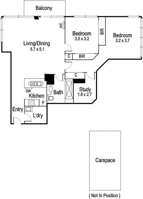 199/100 Kavanagh Street, Southbank VIC 3006 - Floorplan