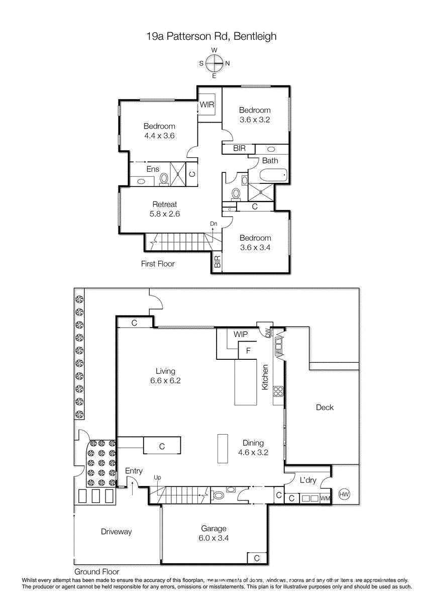 19A Patterson Road, Bentleigh VIC 3204 - Floorplan