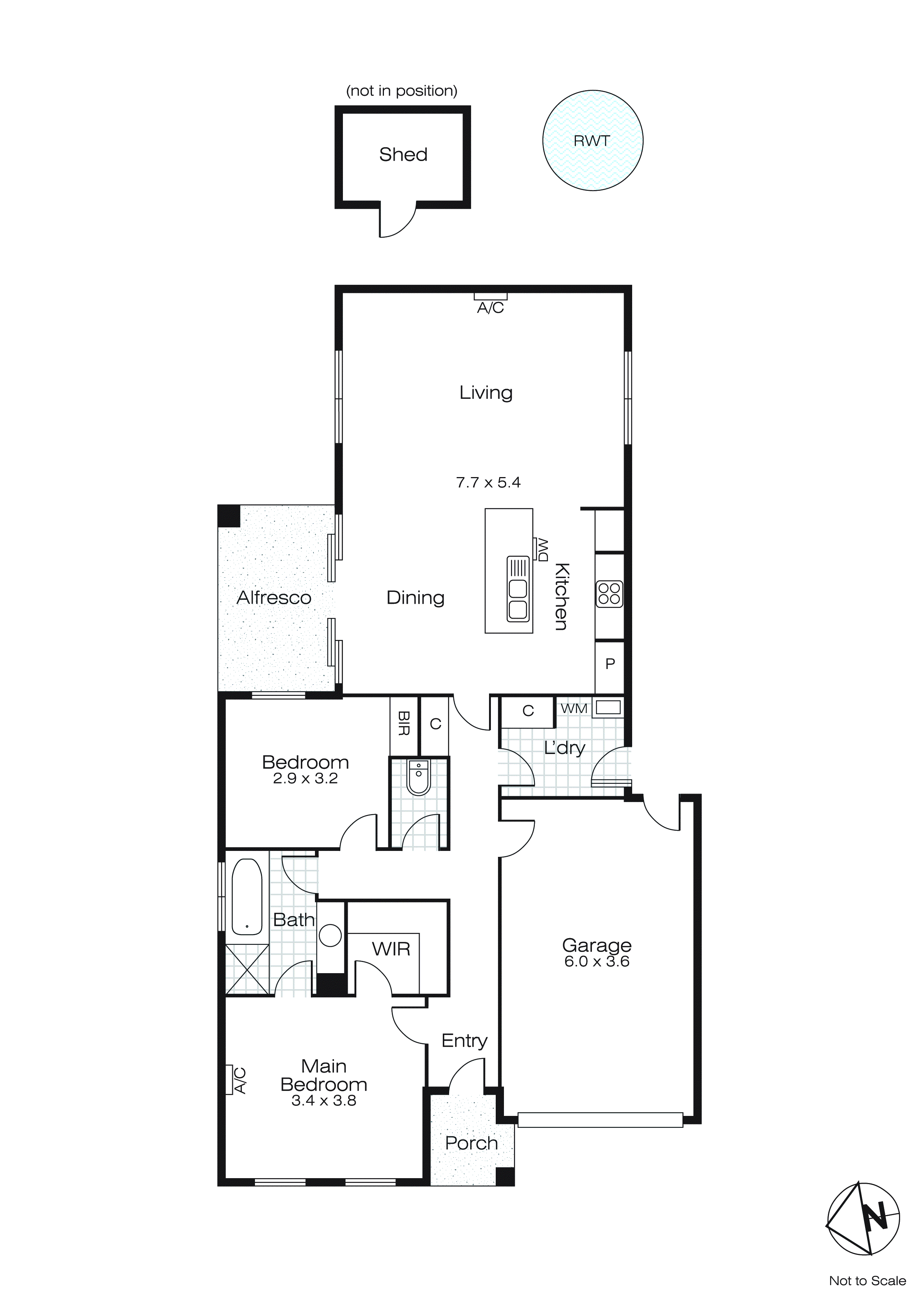 1A Alfred Street, Sebastopol VIC 3356 - Floorplan