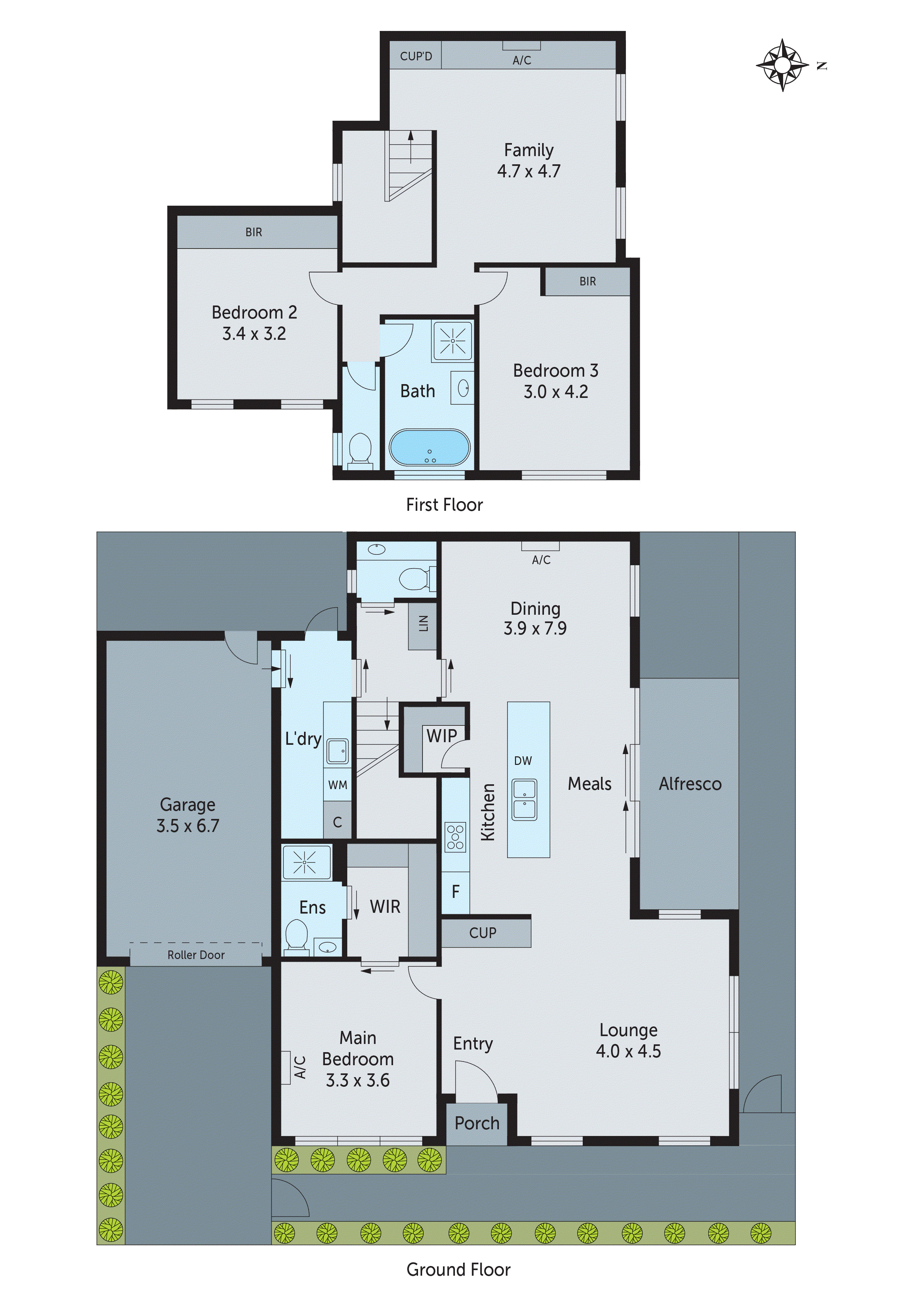 1A Baker Street, Geelong West VIC 3218 - Floorplan
