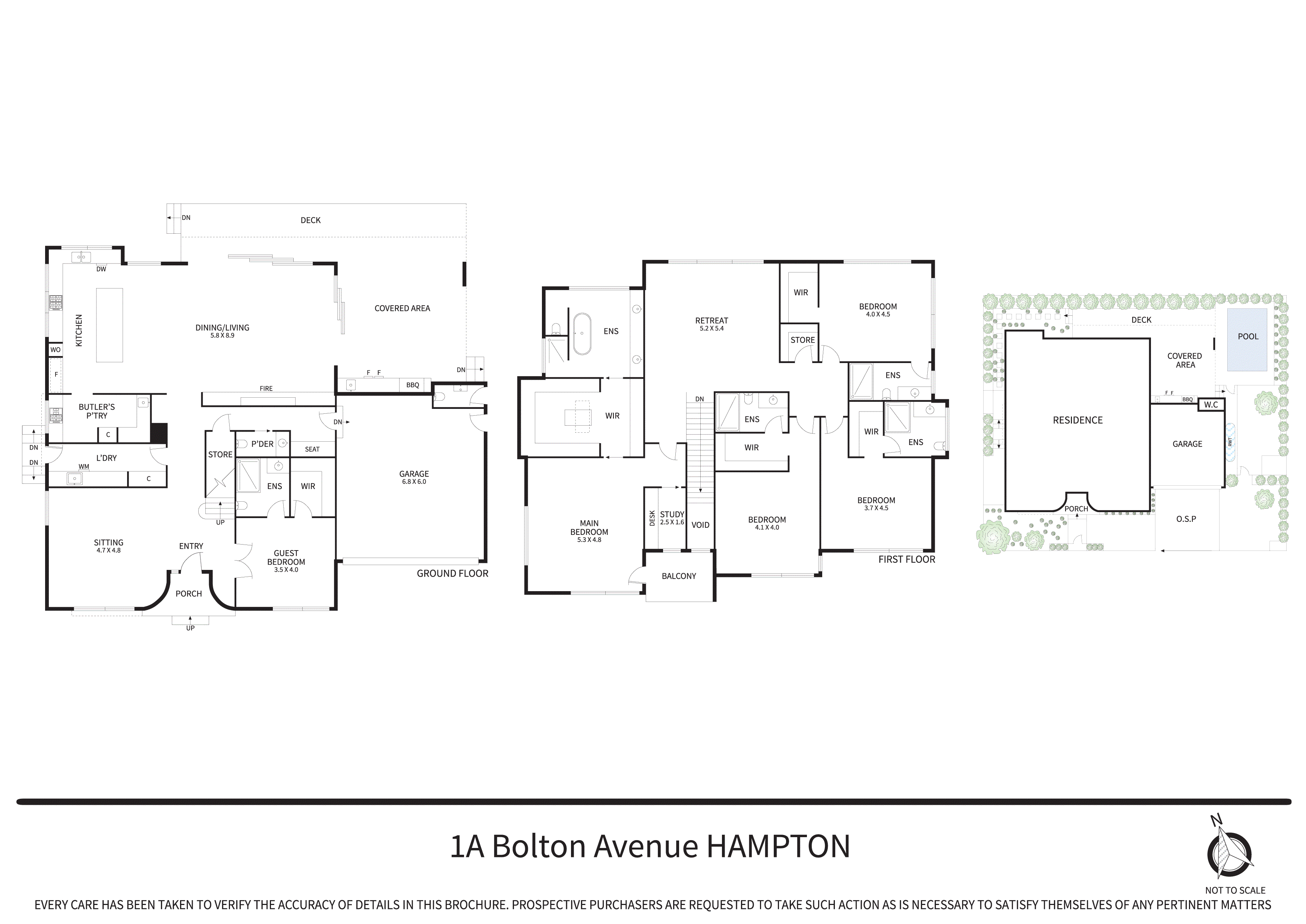 1A Bolton Avenue, HAMPTON VIC 3188 - Floorplan