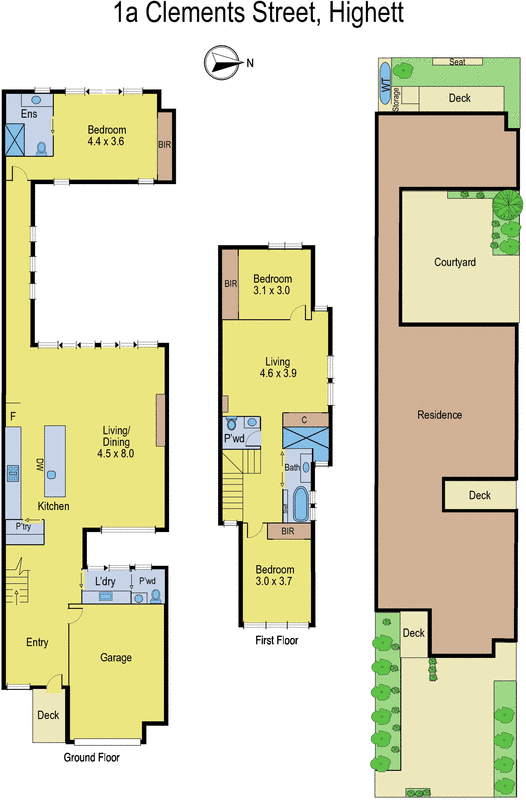 1a Clements Street, Highett VIC 3190 - Floorplan