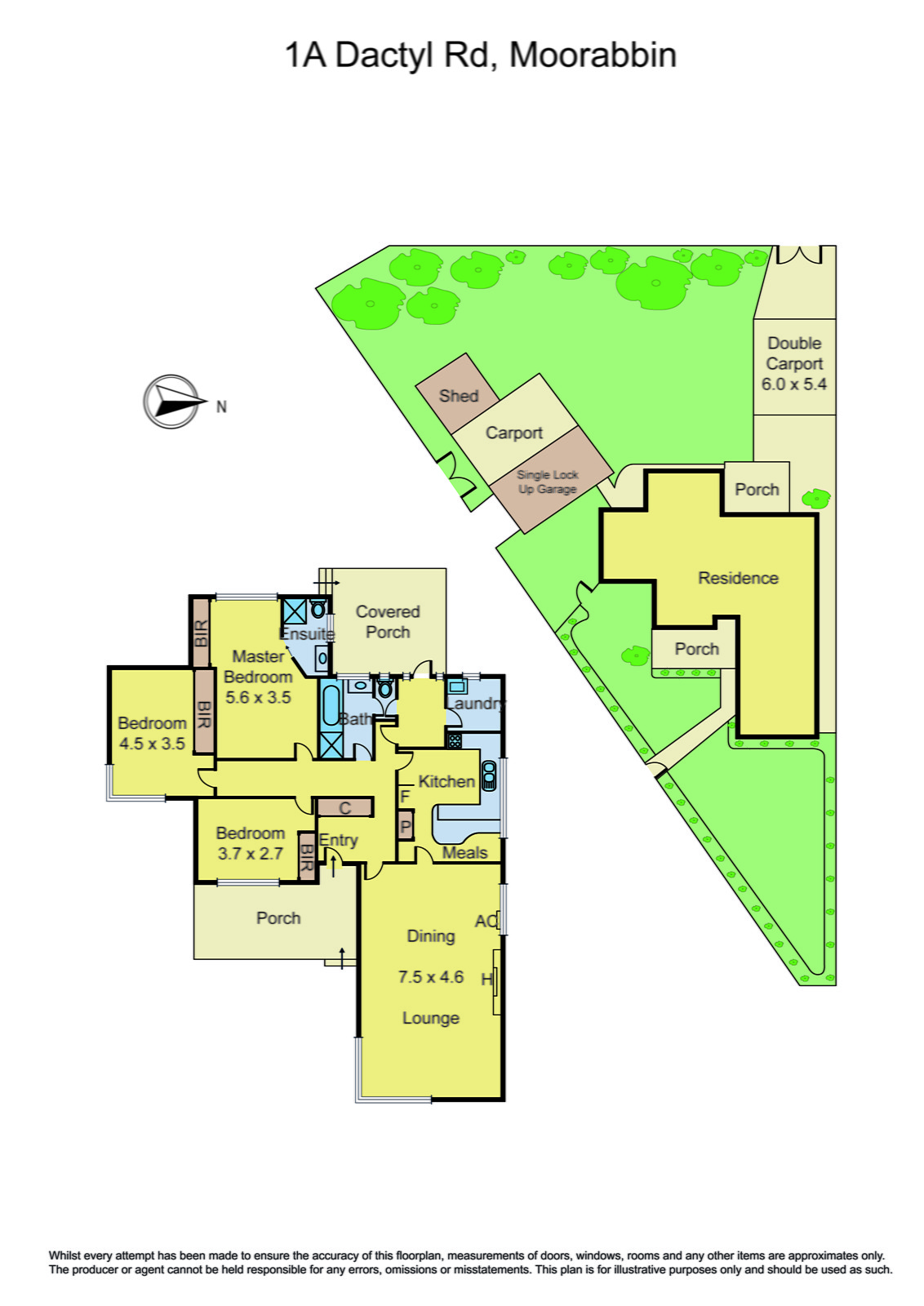 1A Dactyl Road, Moorabbin VIC 3189 - Floorplan