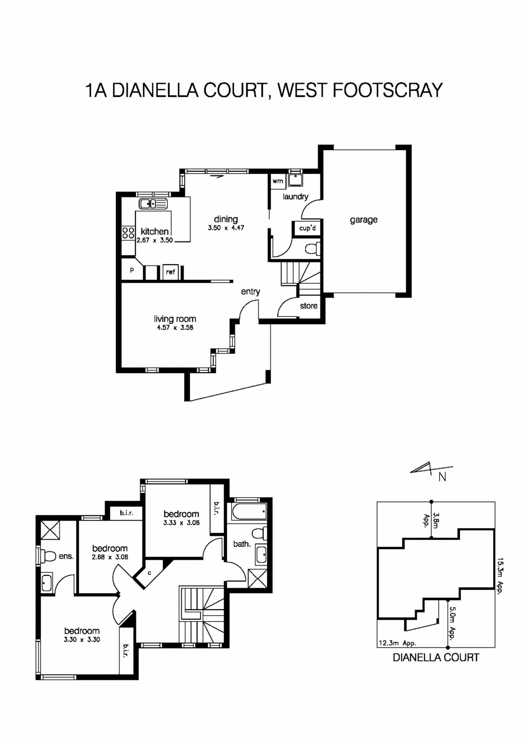 1A Dianella Court, WEST FOOTSCRAY VIC 3012 - Floorplan