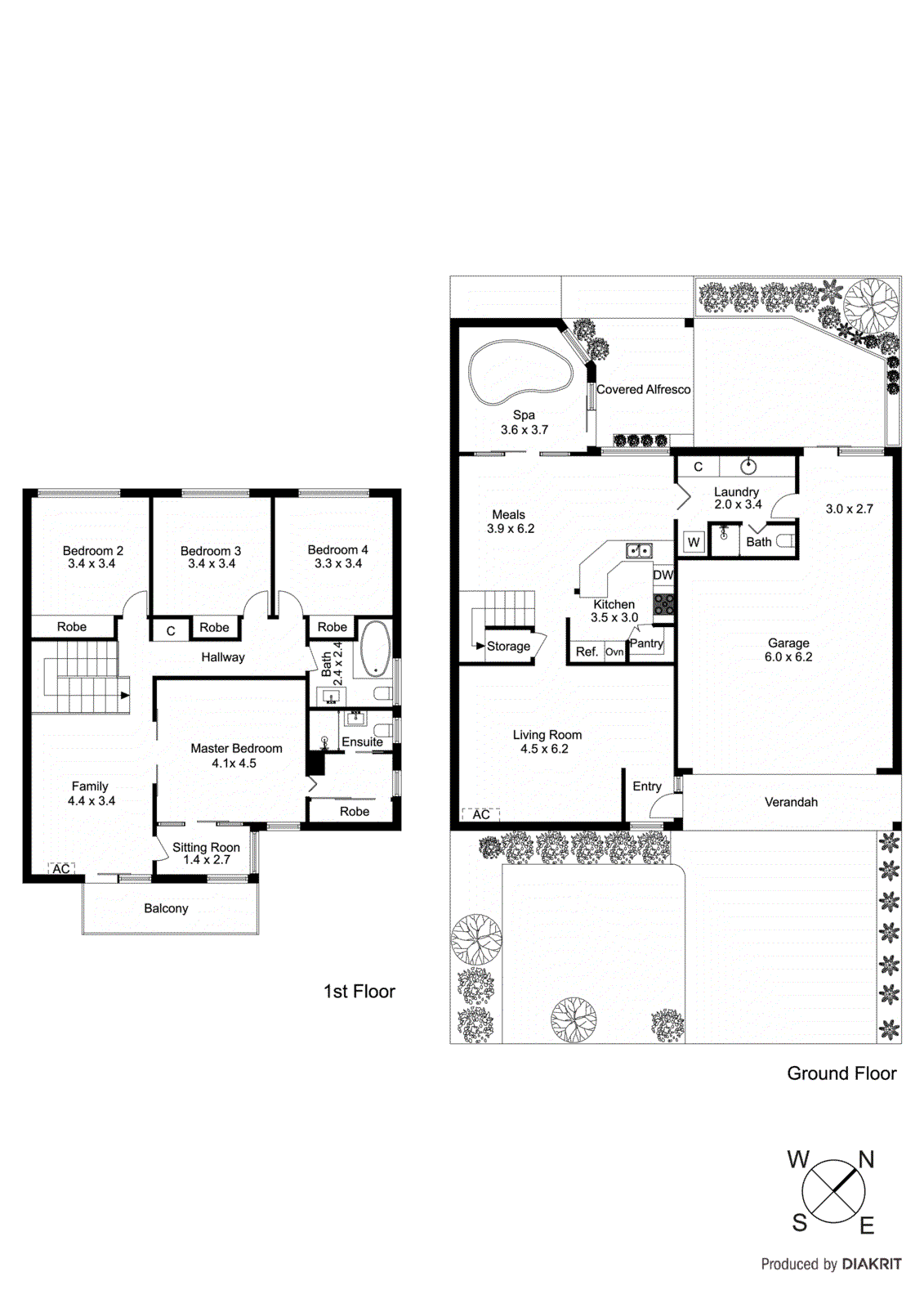 1A Gnotuk Avenue, Aspendale VIC 3195 - Floorplan