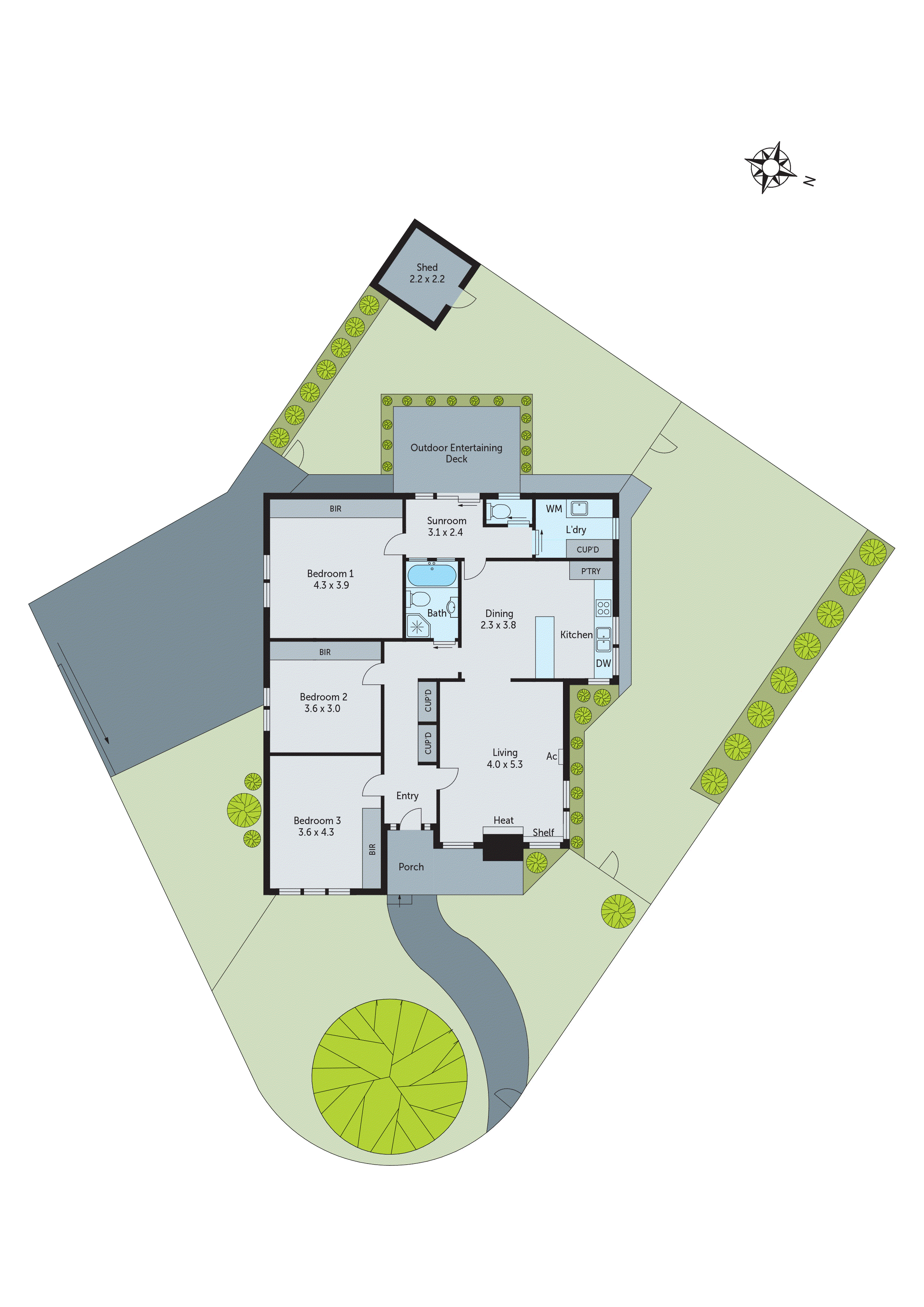 1A Grace Court, Herne Hill VIC 3218 - Floorplan