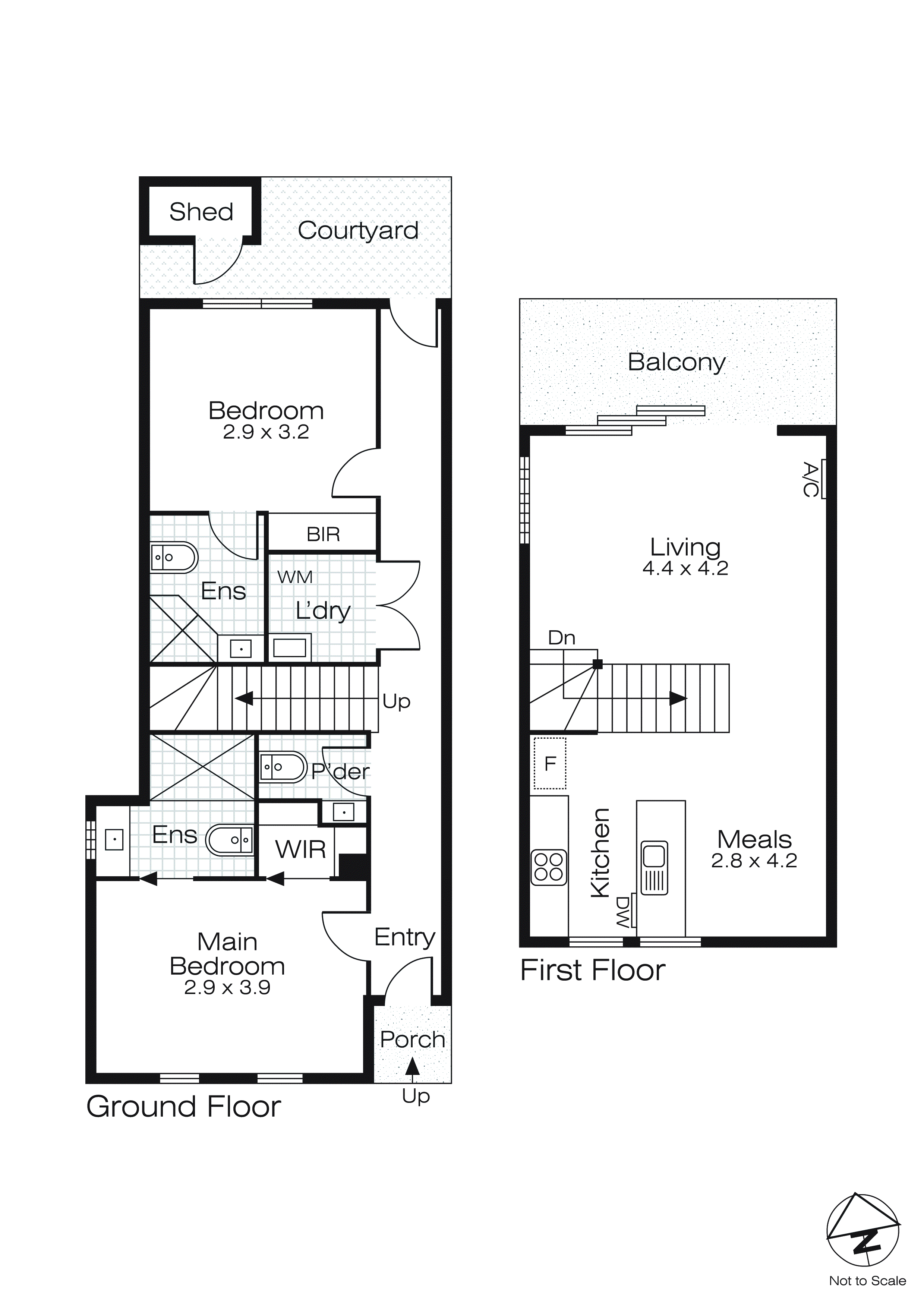 1a Haymes Crescent, Golden Point VIC 3350 - Floorplan