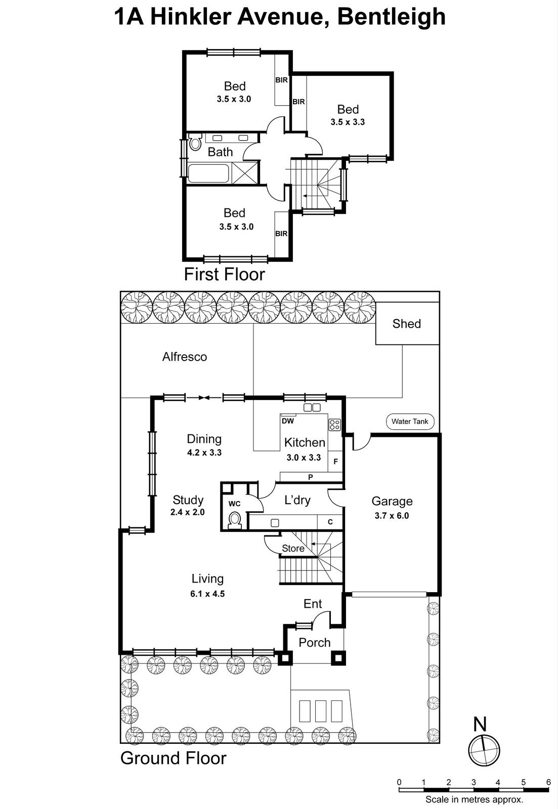 1A Hinkler Avenue, Bentleigh VIC 3204 - Floorplan