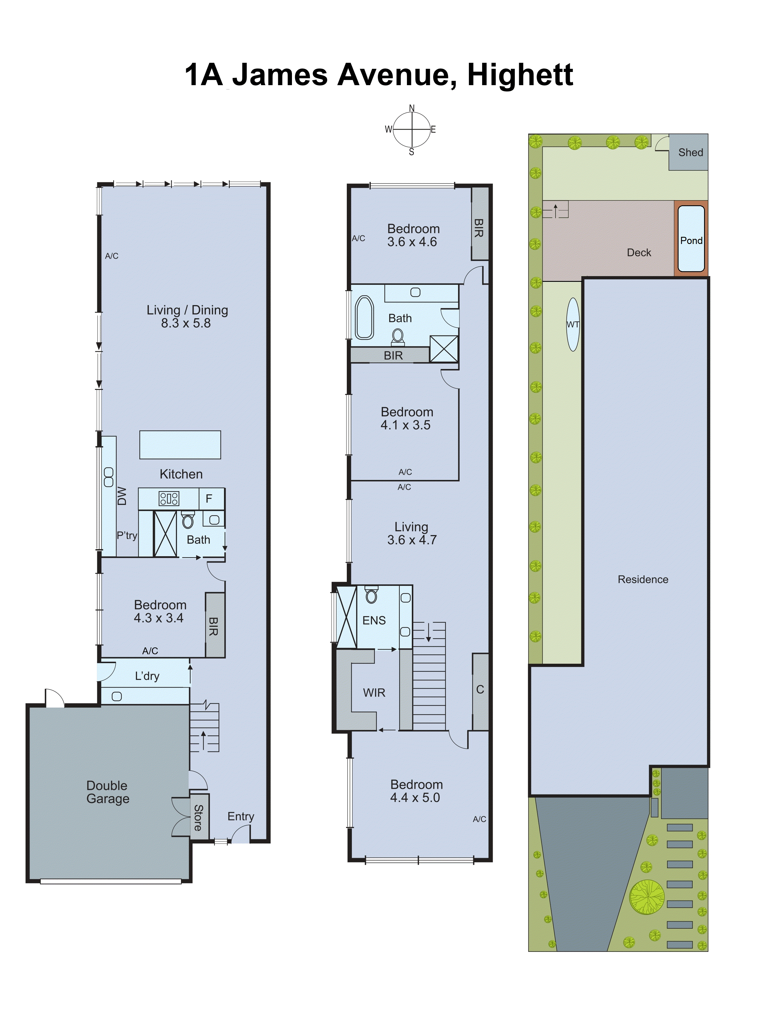 1A James Avenue, Highett VIC 3190 - Floorplan