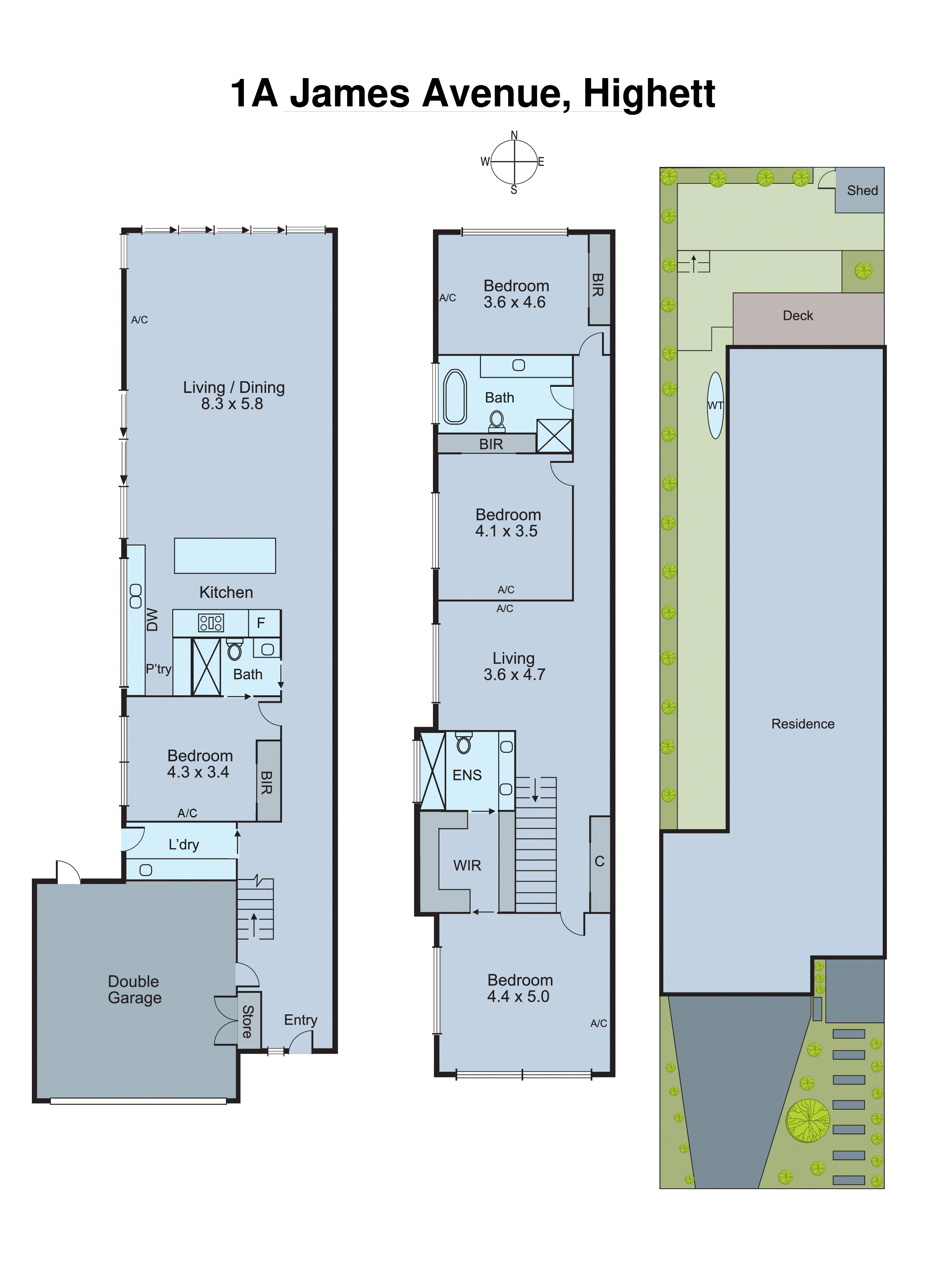 1A James Avenue, Highett VIC 3190 - Floorplan