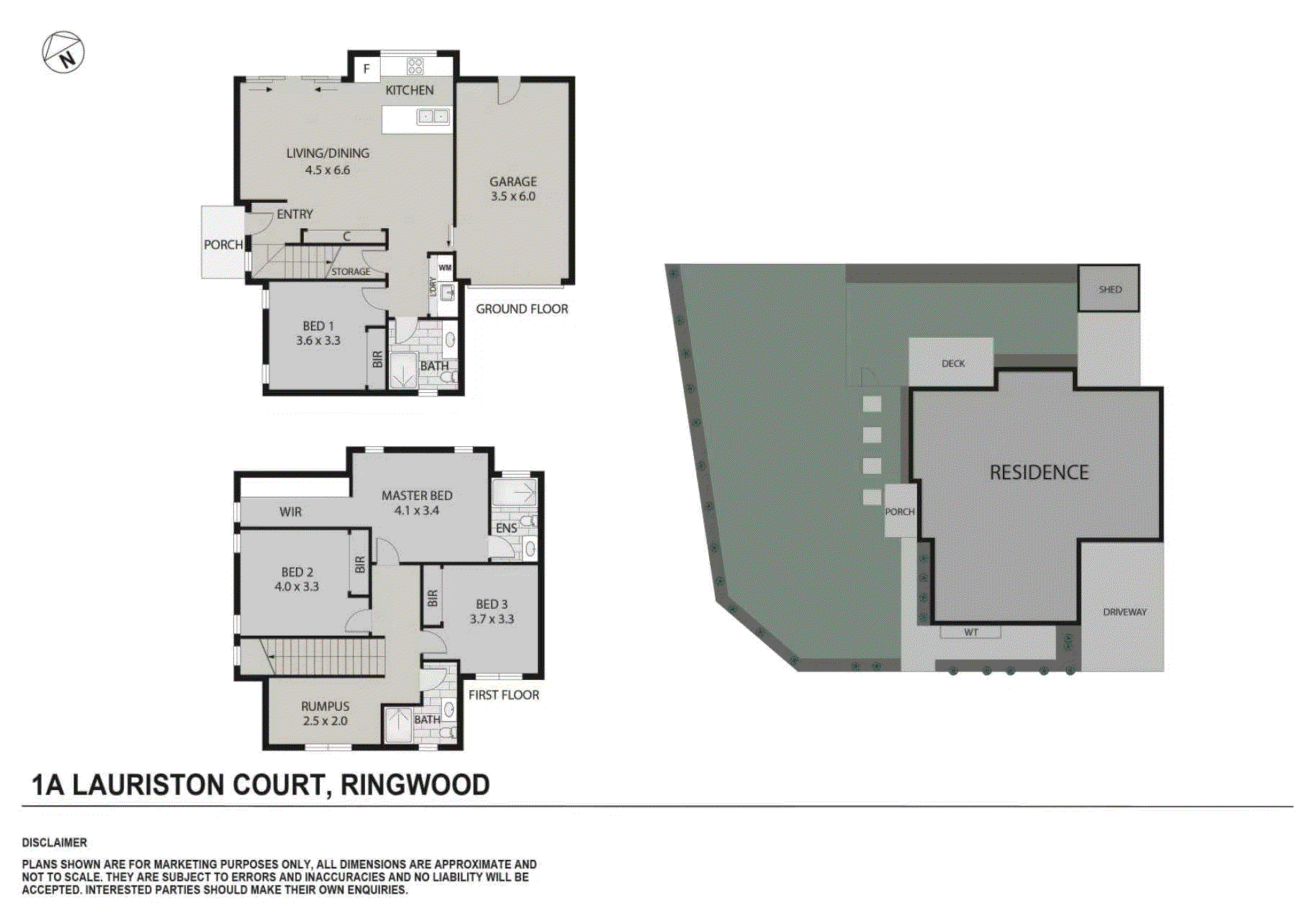 1A Lauriston Court, Ringwood VIC 3134 - Floorplan