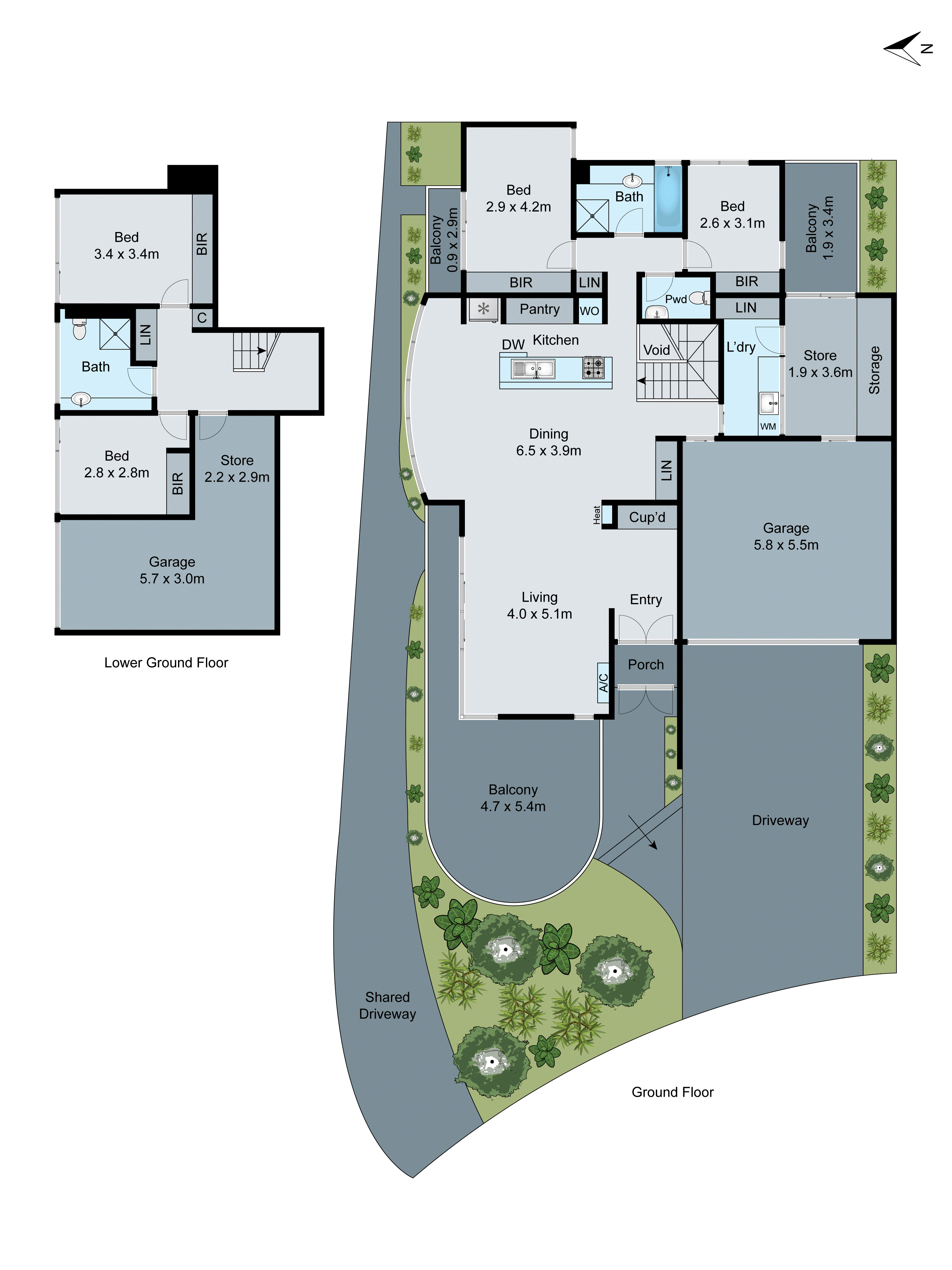 1A Manor Crescent, Highton VIC 3216 - Floorplan