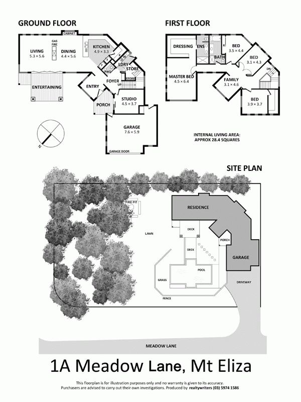 1A Meadow Lane, MOUNT ELIZA VIC 3930 - Floorplan